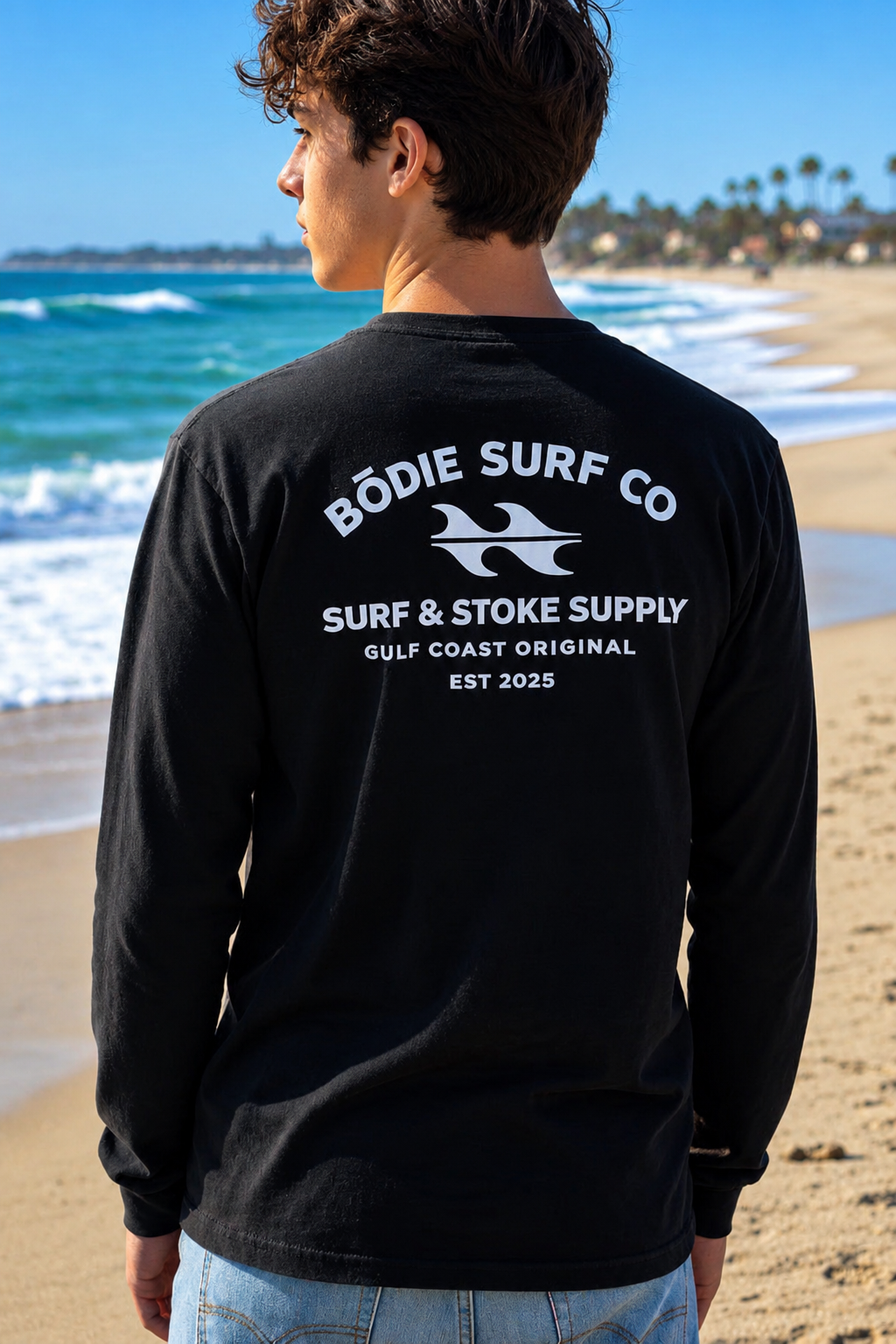 Surf &amp; Stoke Long Sleeve Tee