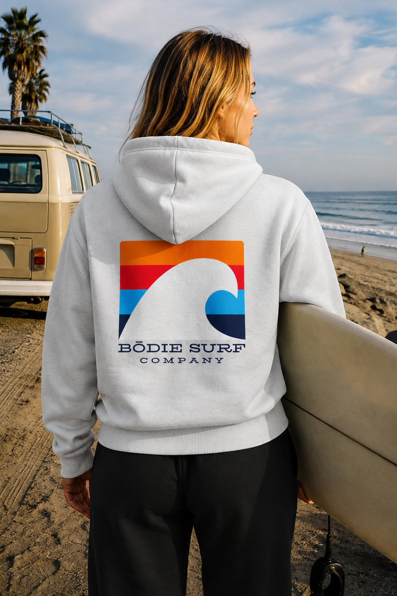 White Wave Hoodie