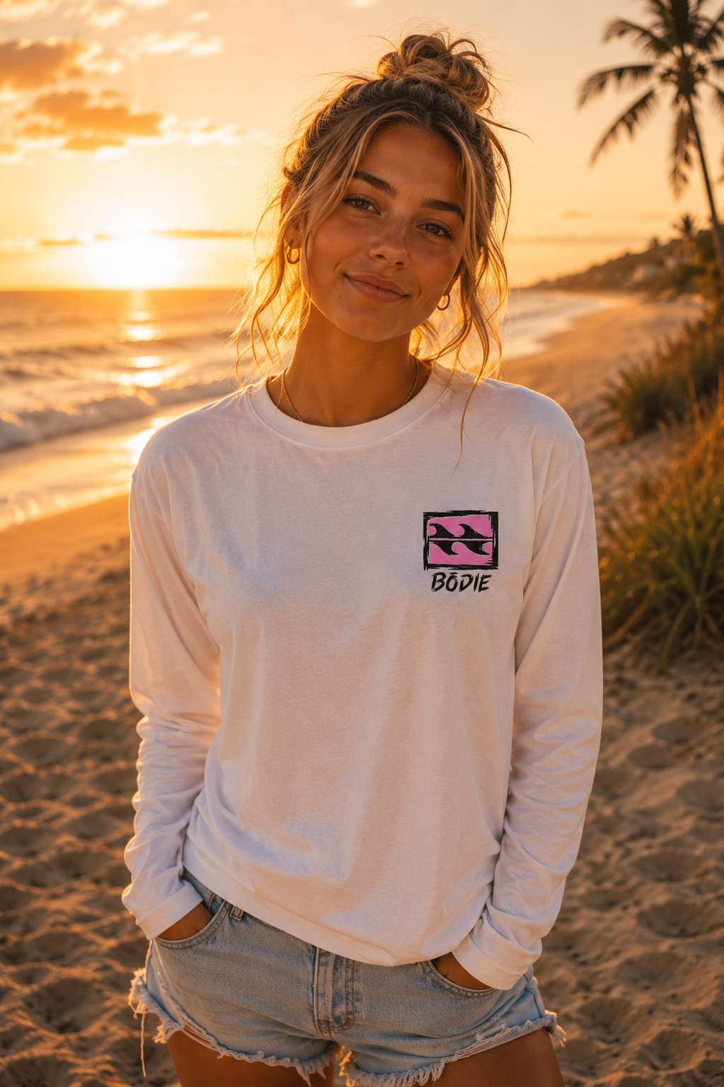 Bōdie mini Logo Long Sleeve Tee