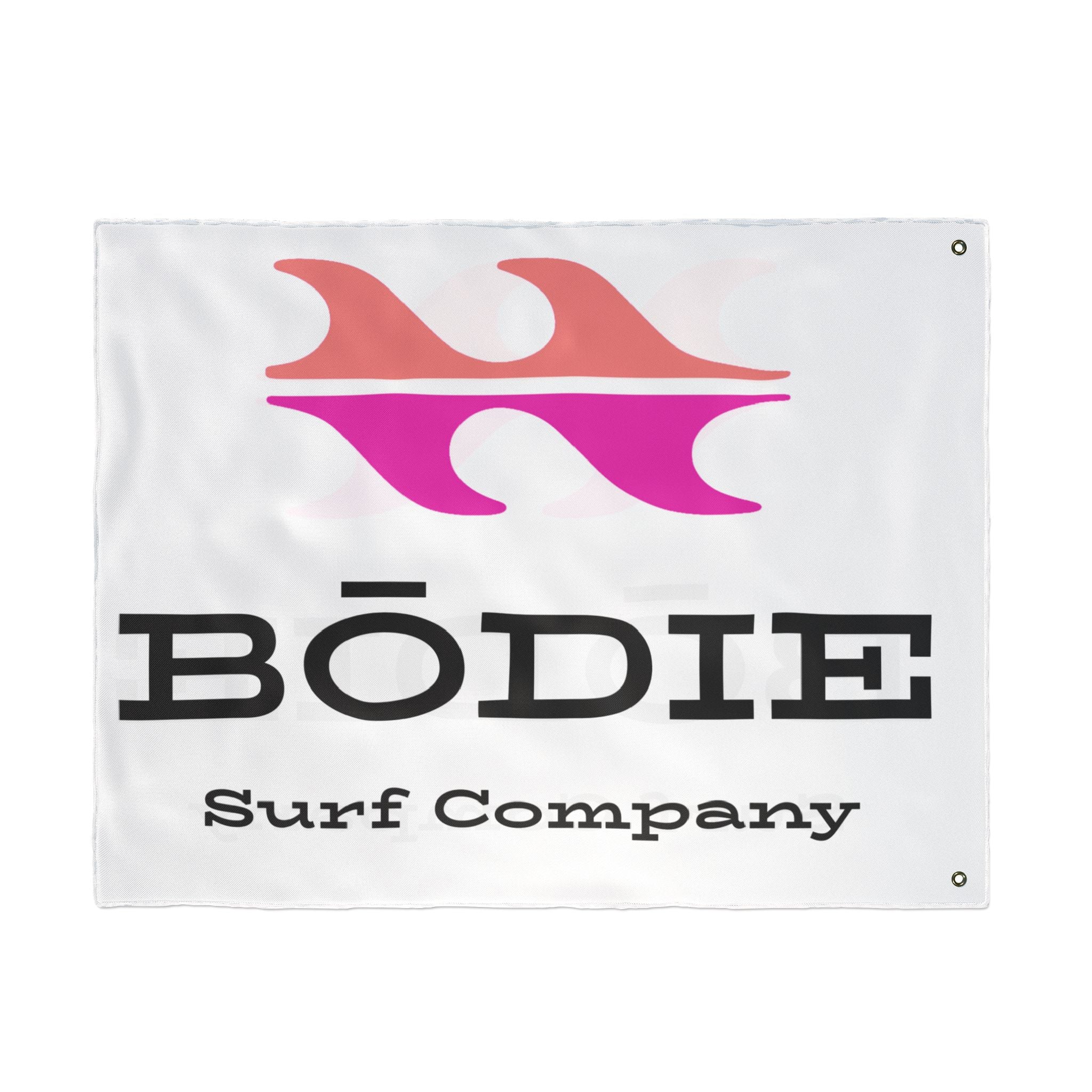 Bōdie Logo Surf Company Flag — Double-Sided Beach & Outdoor Banner