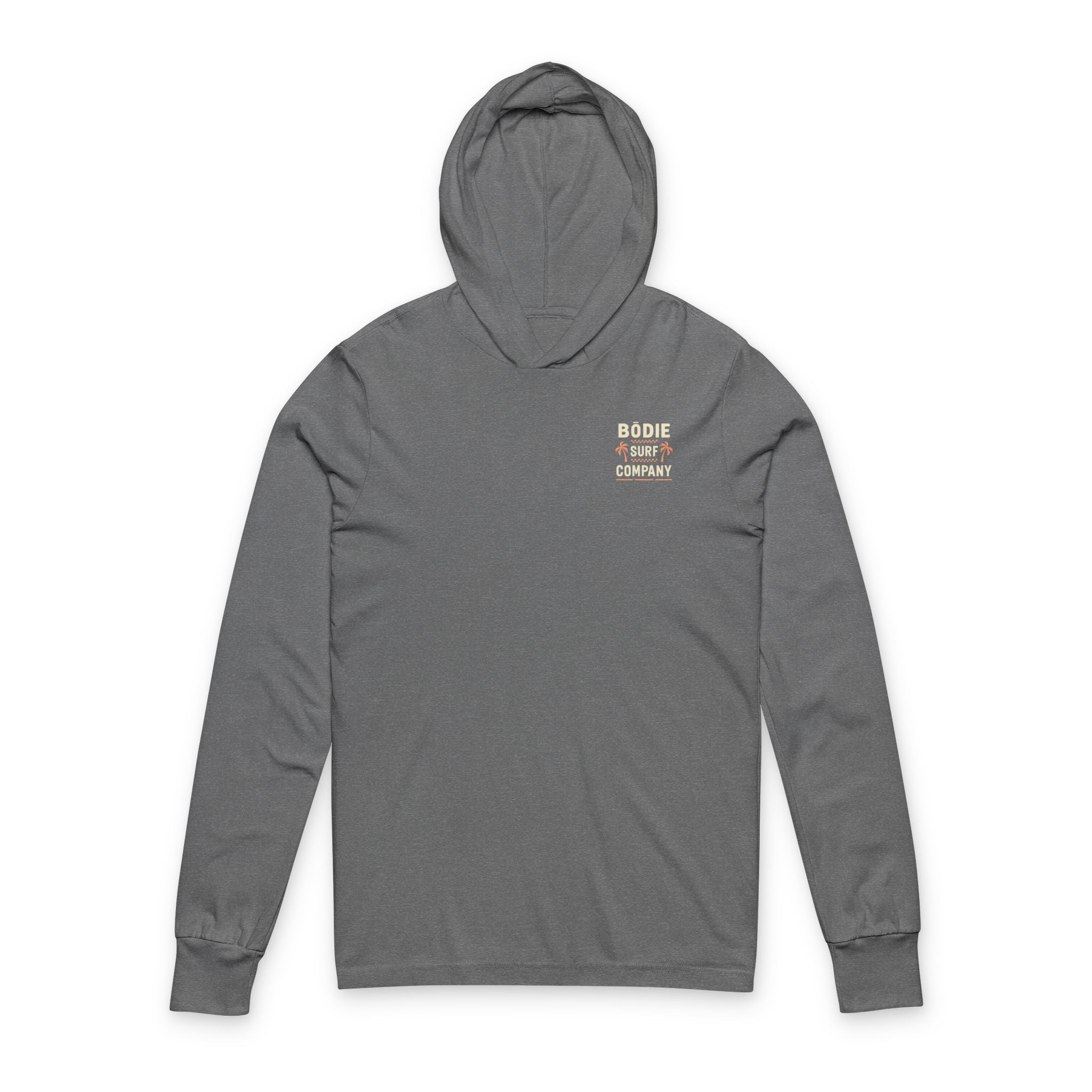 Double Palm Graphic Long-Sleeve Hooded Tee