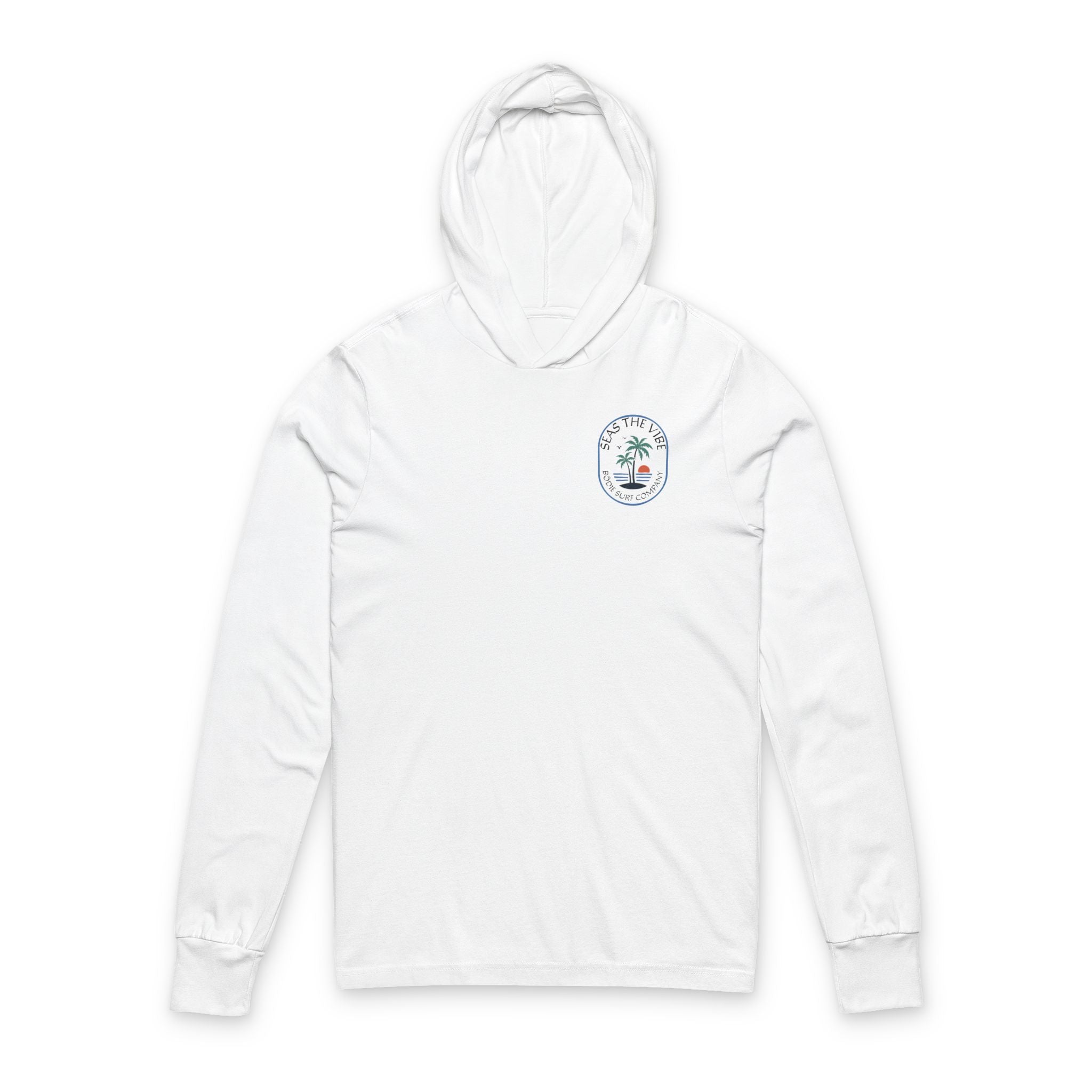 Seas The Vibe Hooded Long Sleeve Tee