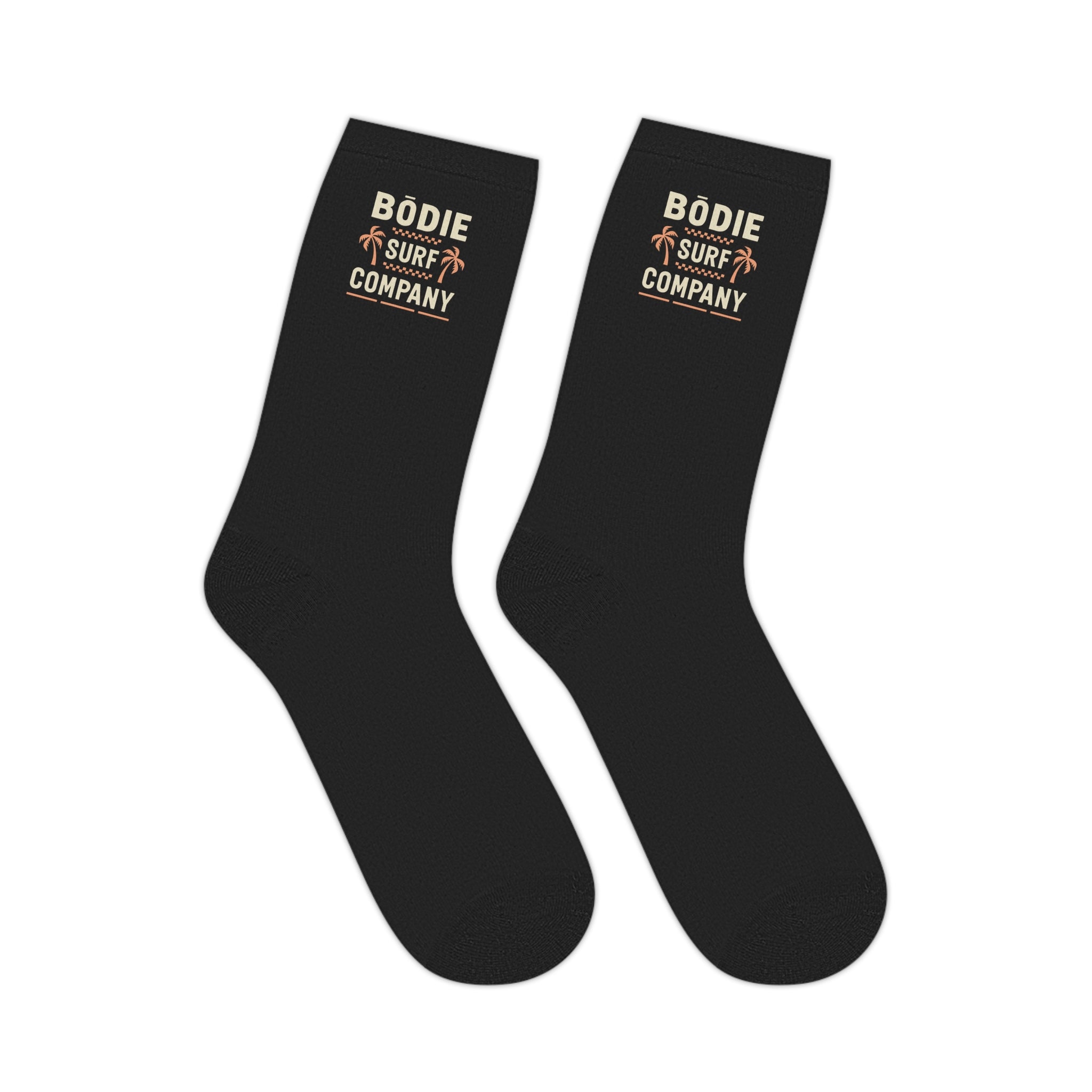 Retro Double Palm Mid-length Socks