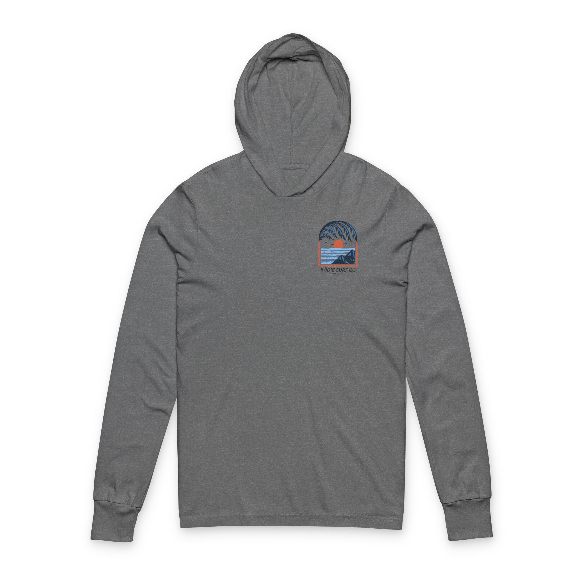 Chasing Waves Hooded Long Sleeve Tee
