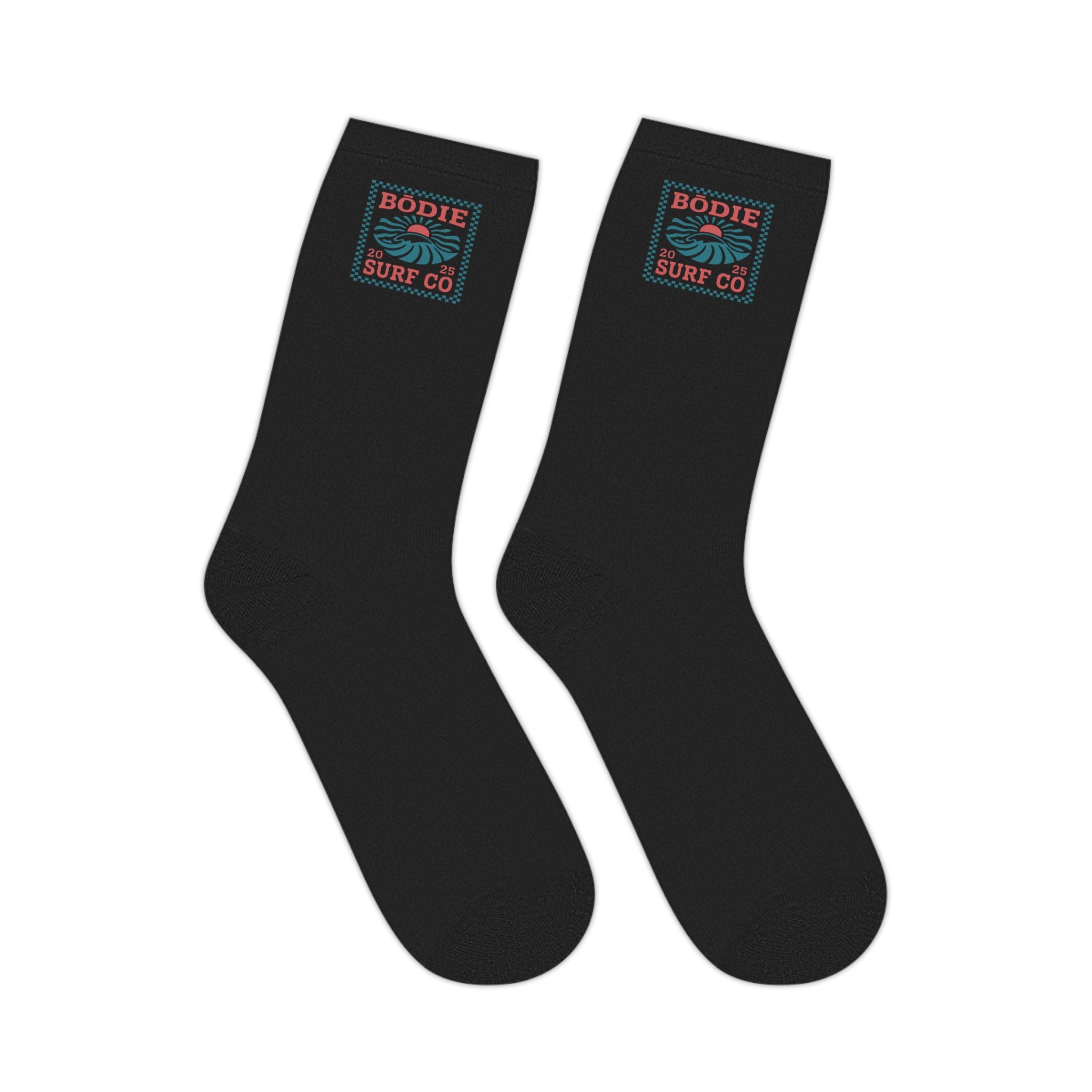 Retro Checkered Mid-Length Socks