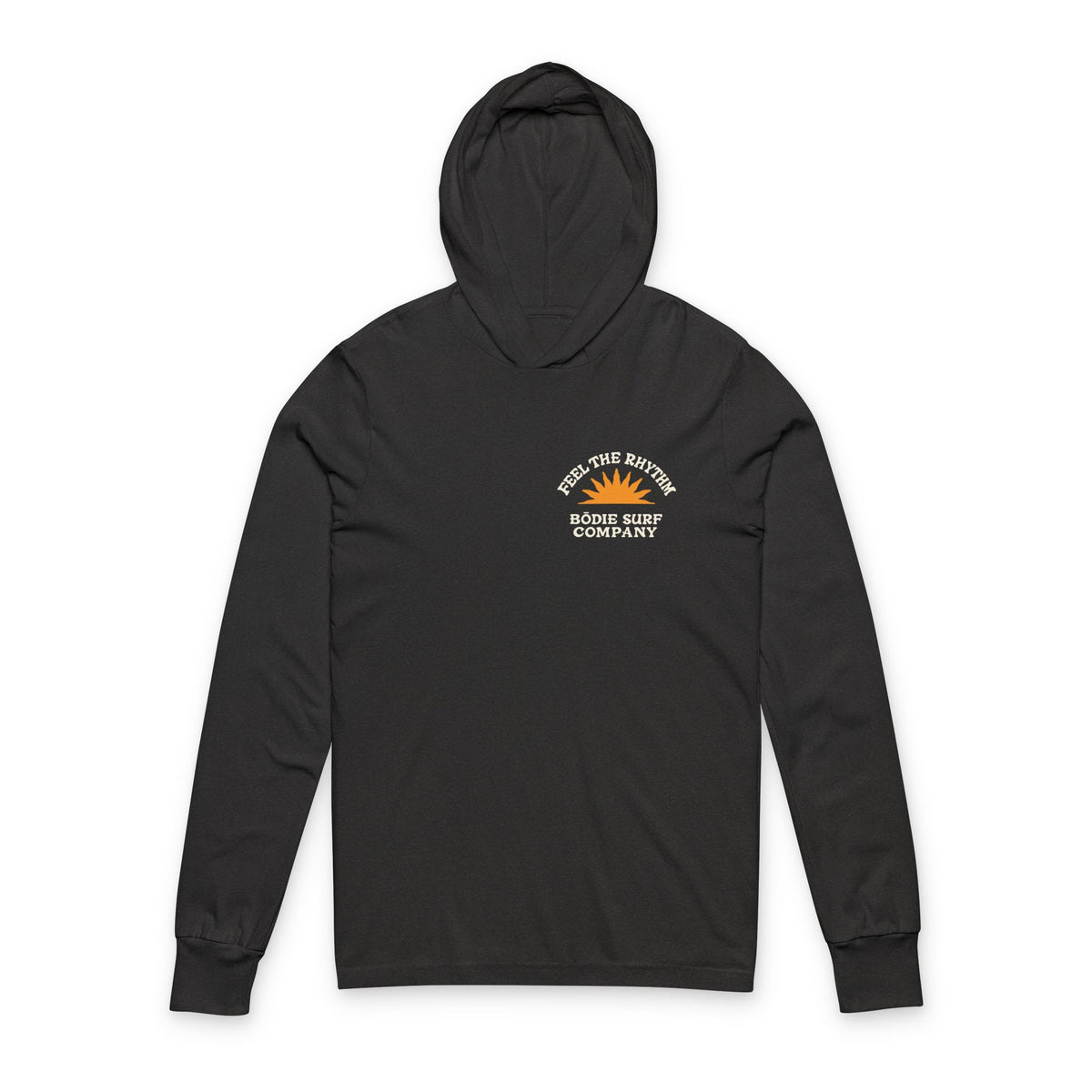 Feel The Rhythm Hooded Long Sleeve Tee
