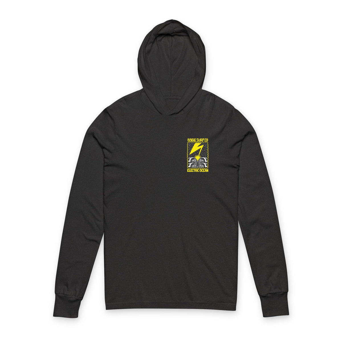 Electric Ocean Hooded Long Sleeve Tee