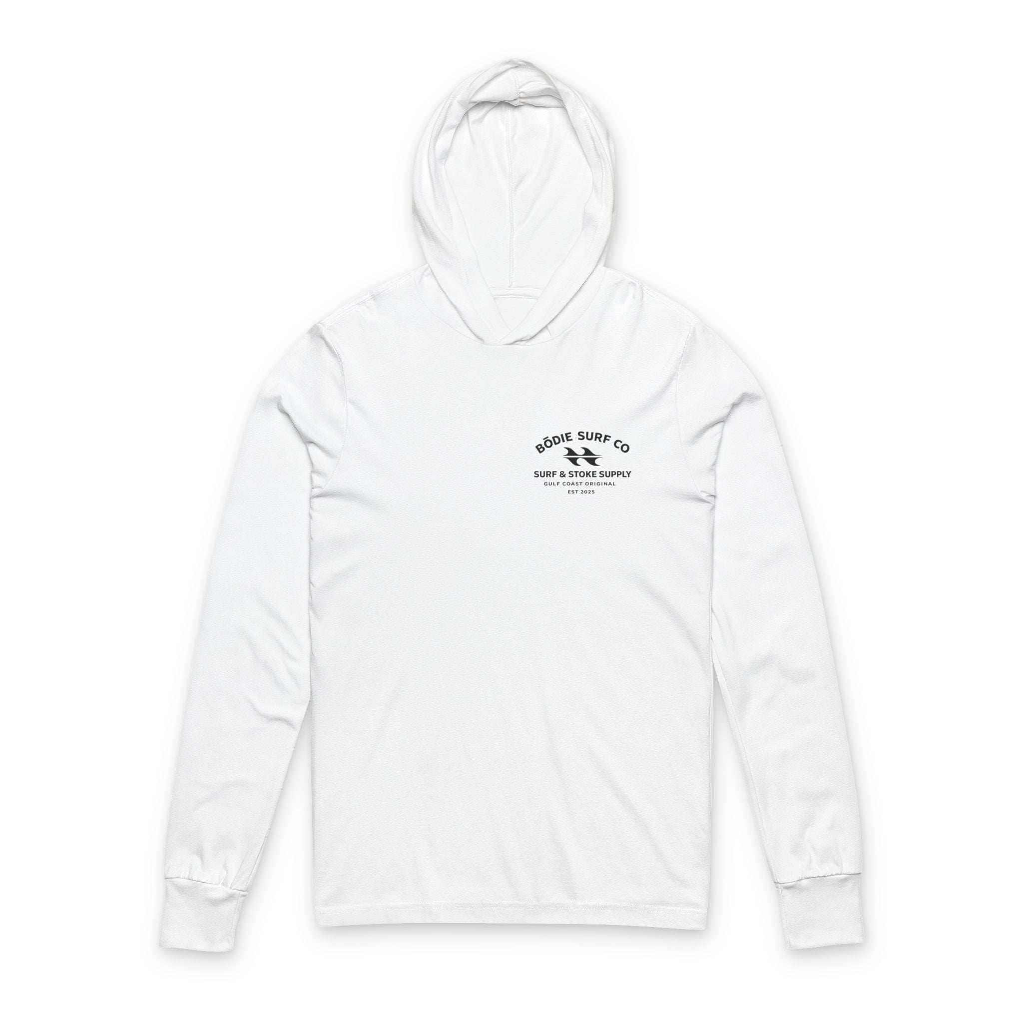 Surf &amp; Stoke Hooded Long Sleeve Tee