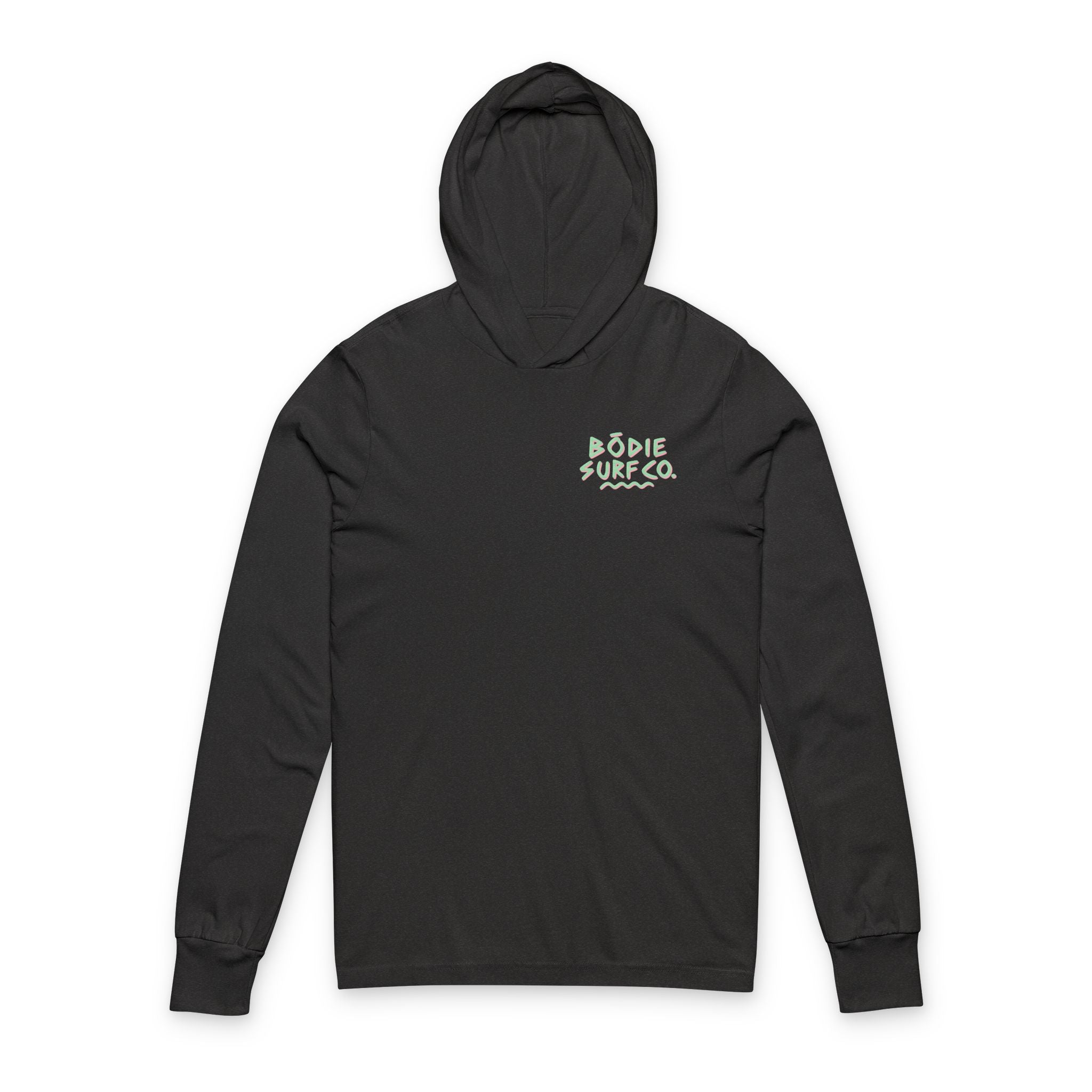 Retro Bōdie Surf Co. Hooded Long Sleeve Tee