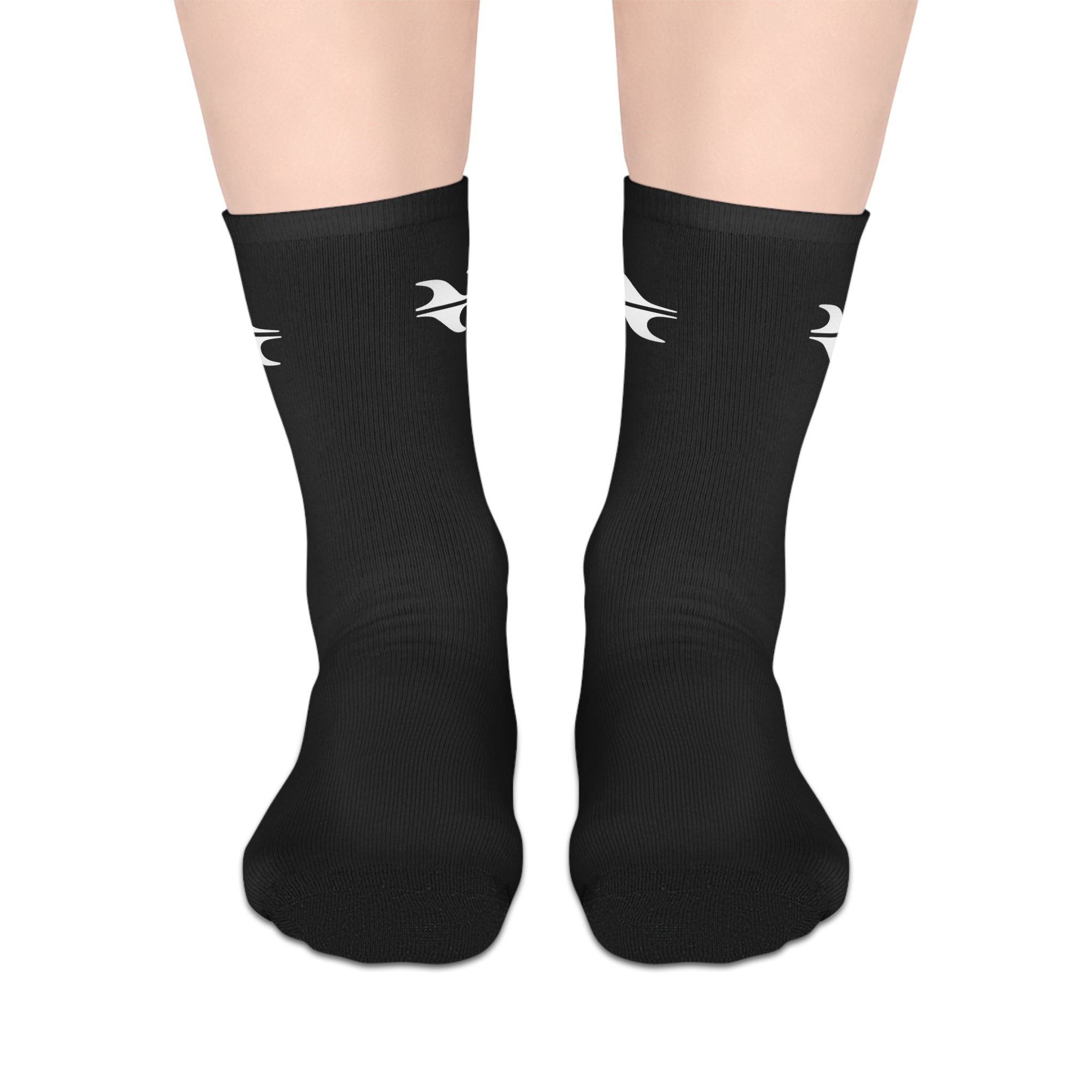 Bōdie Logo Mid Length Crew Socks