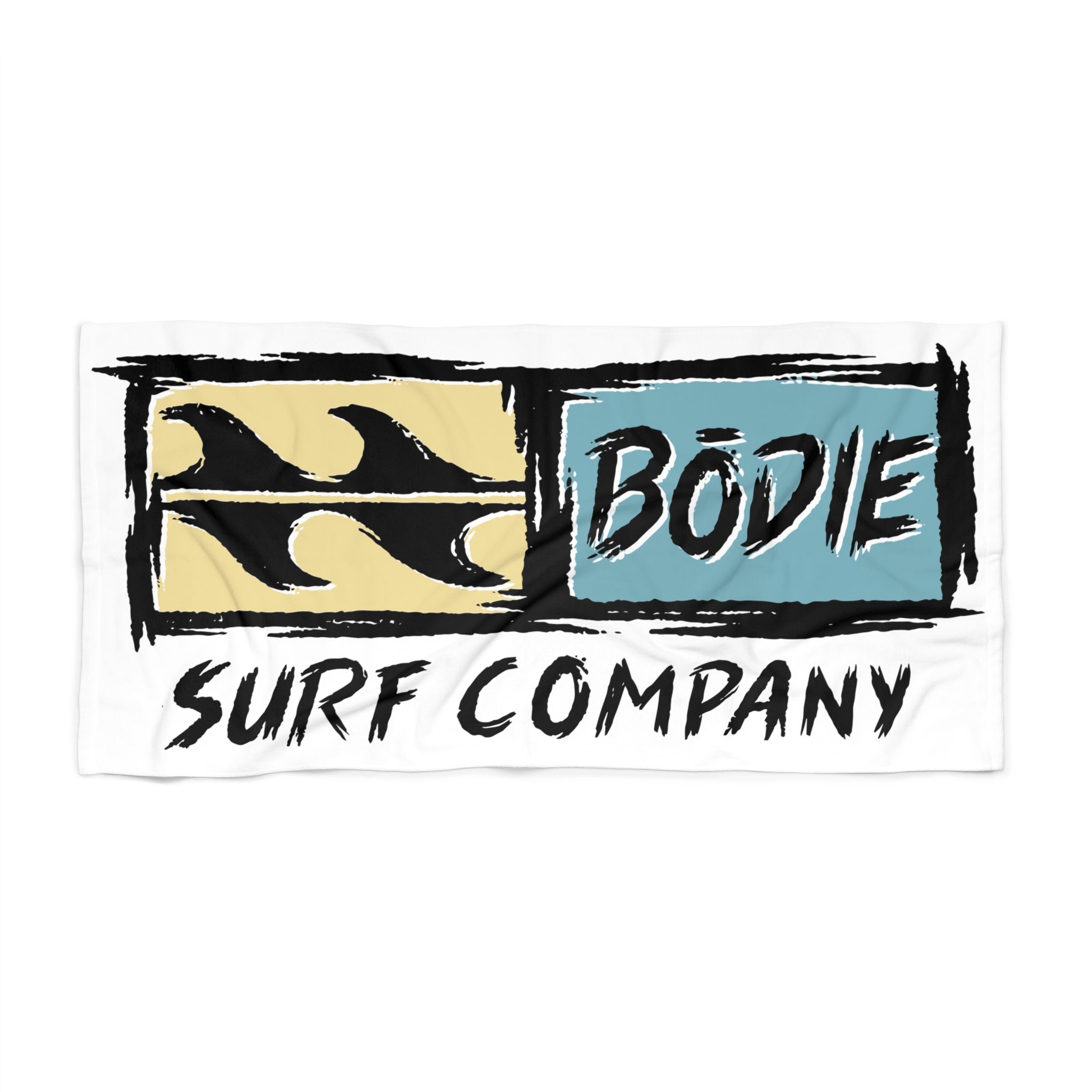 Bōdie Distressed Logo Beach Towel