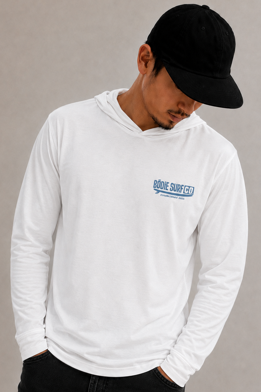 Bōdie Surf Co. Hooded Long Sleeve Tee