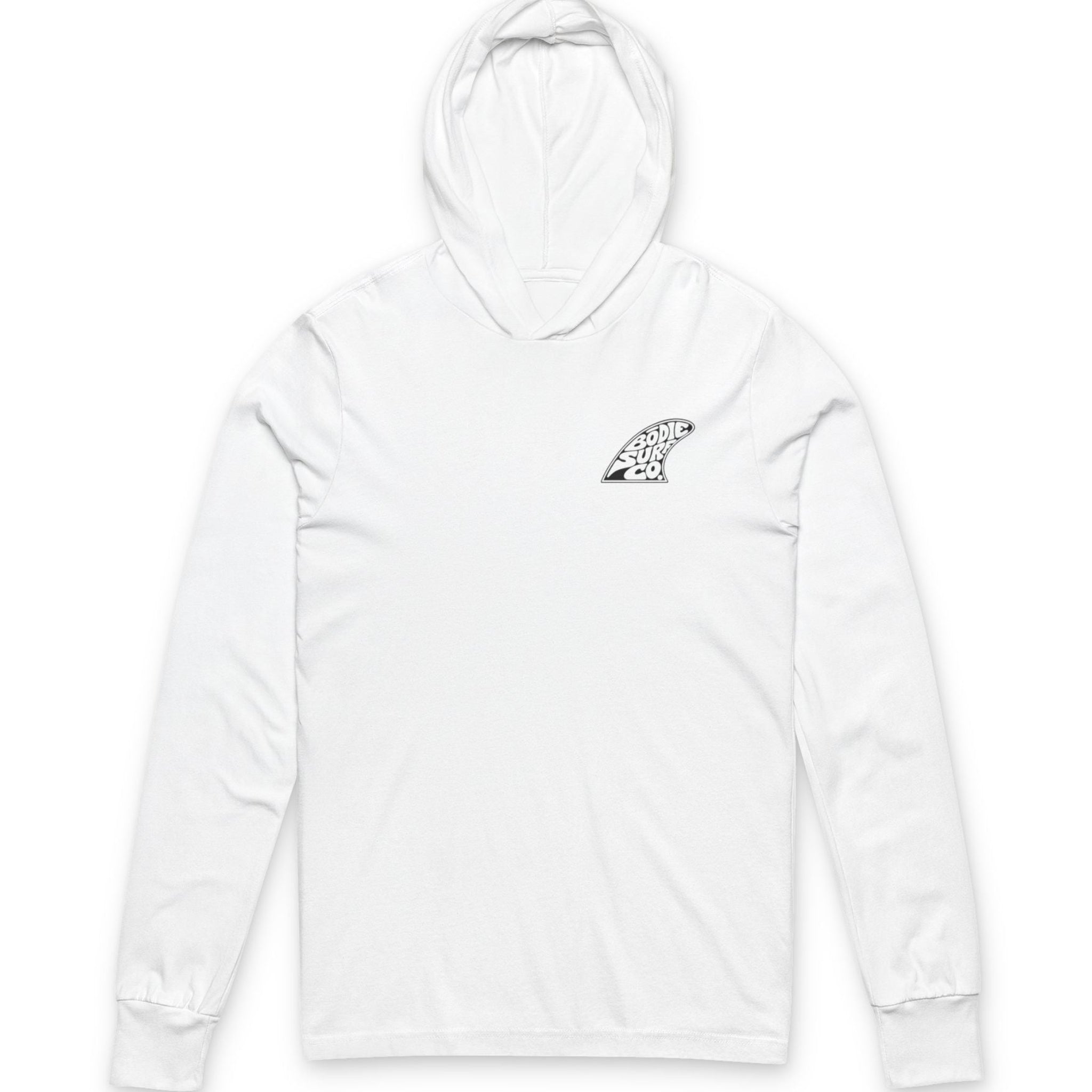 Retro Fin Hooded Long Sleeve Tee