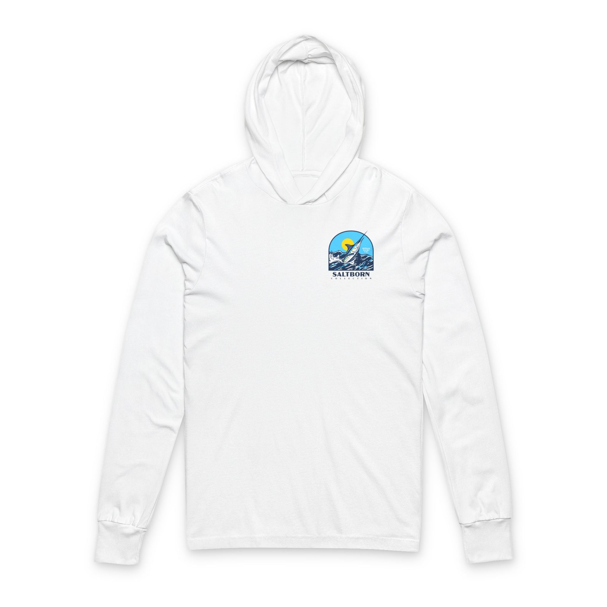 Sail Fish Hooded Long Sleeve Tee