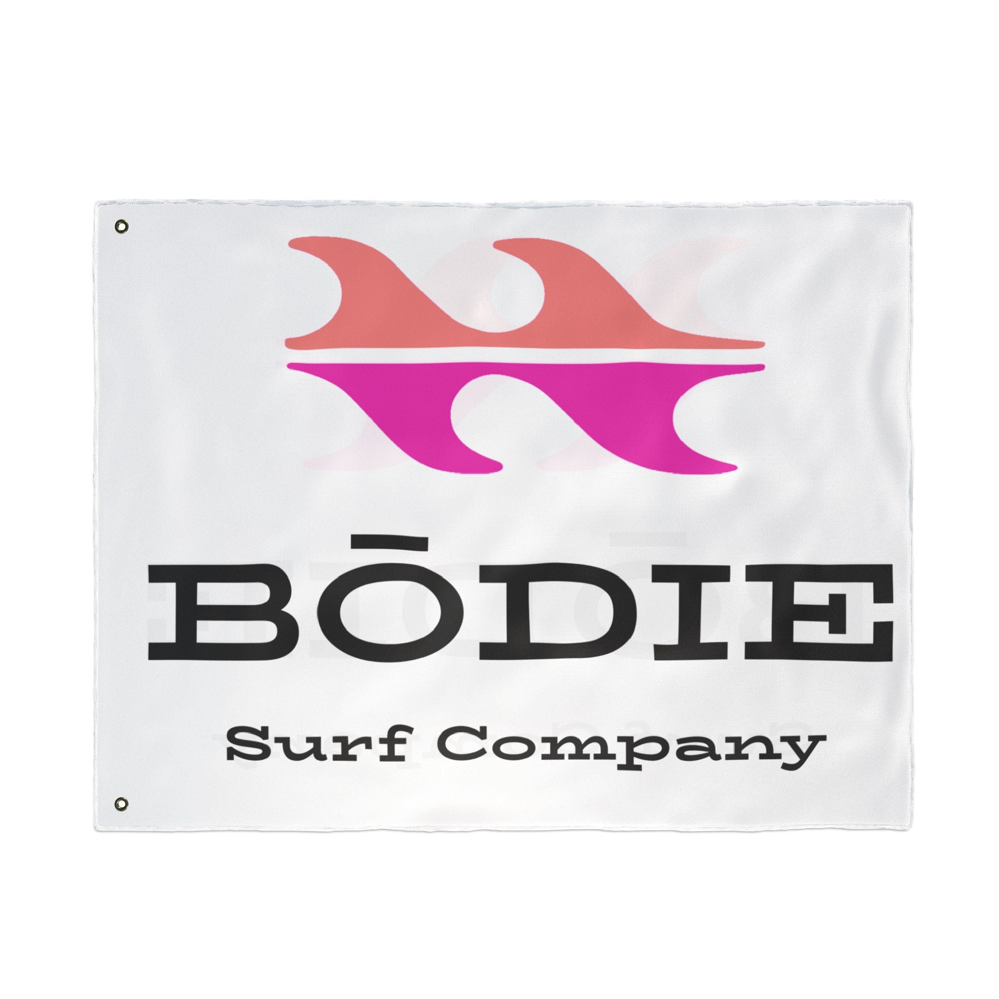 Bōdie Logo Surf Company Flag — Double-Sided Beach & Outdoor Banner