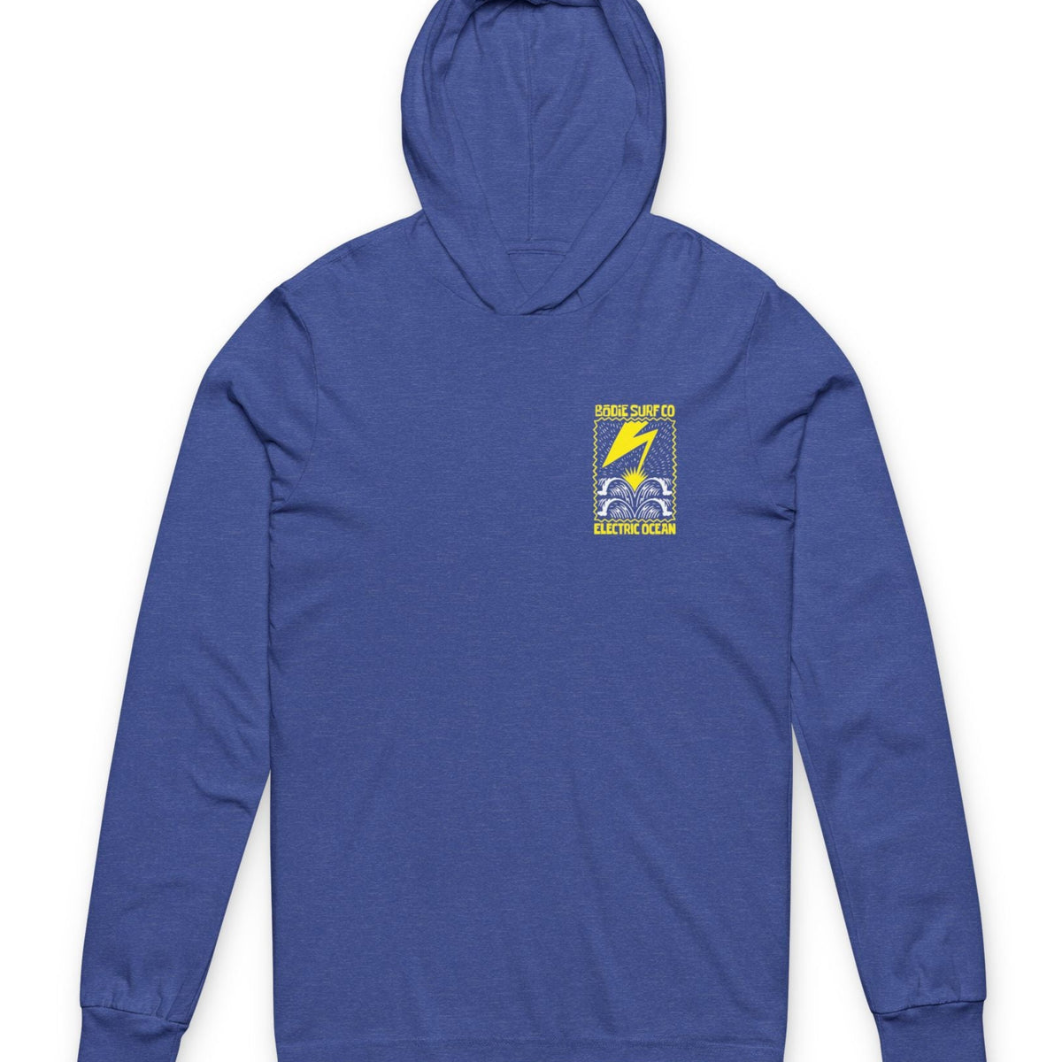 Electric Ocean Hooded Long Sleeve Tee
