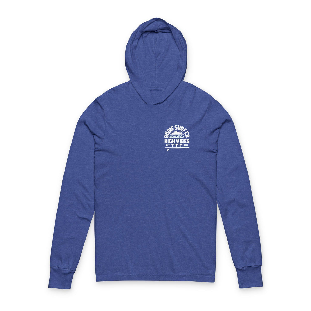 High Vibes Graphic Hooded Long Sleeve Tee