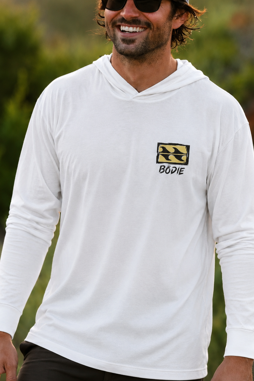 Bodie Mini Logo  Hooded Long-Sleeve Tee