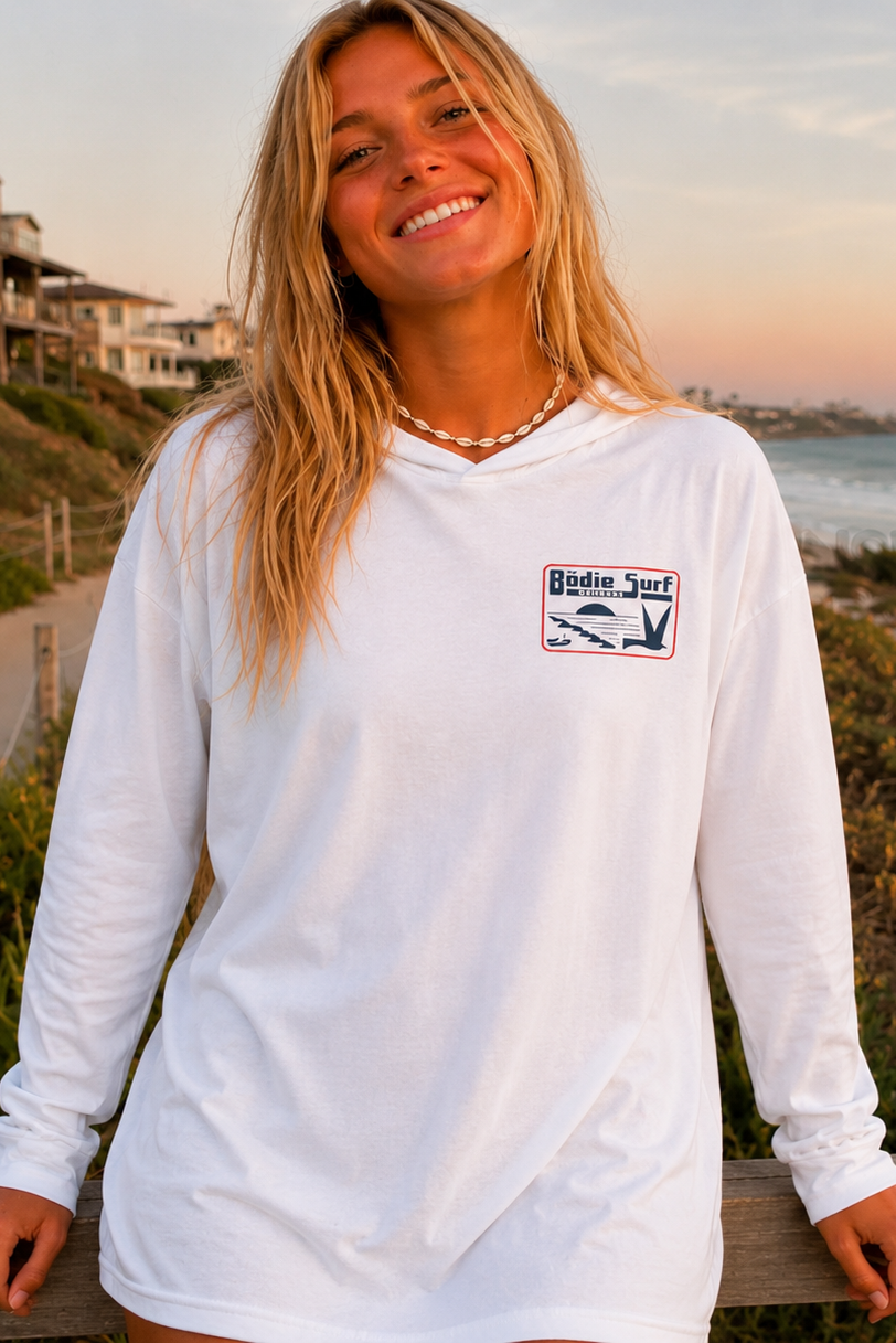 Free Bird Hooded Long Sleeve Tee