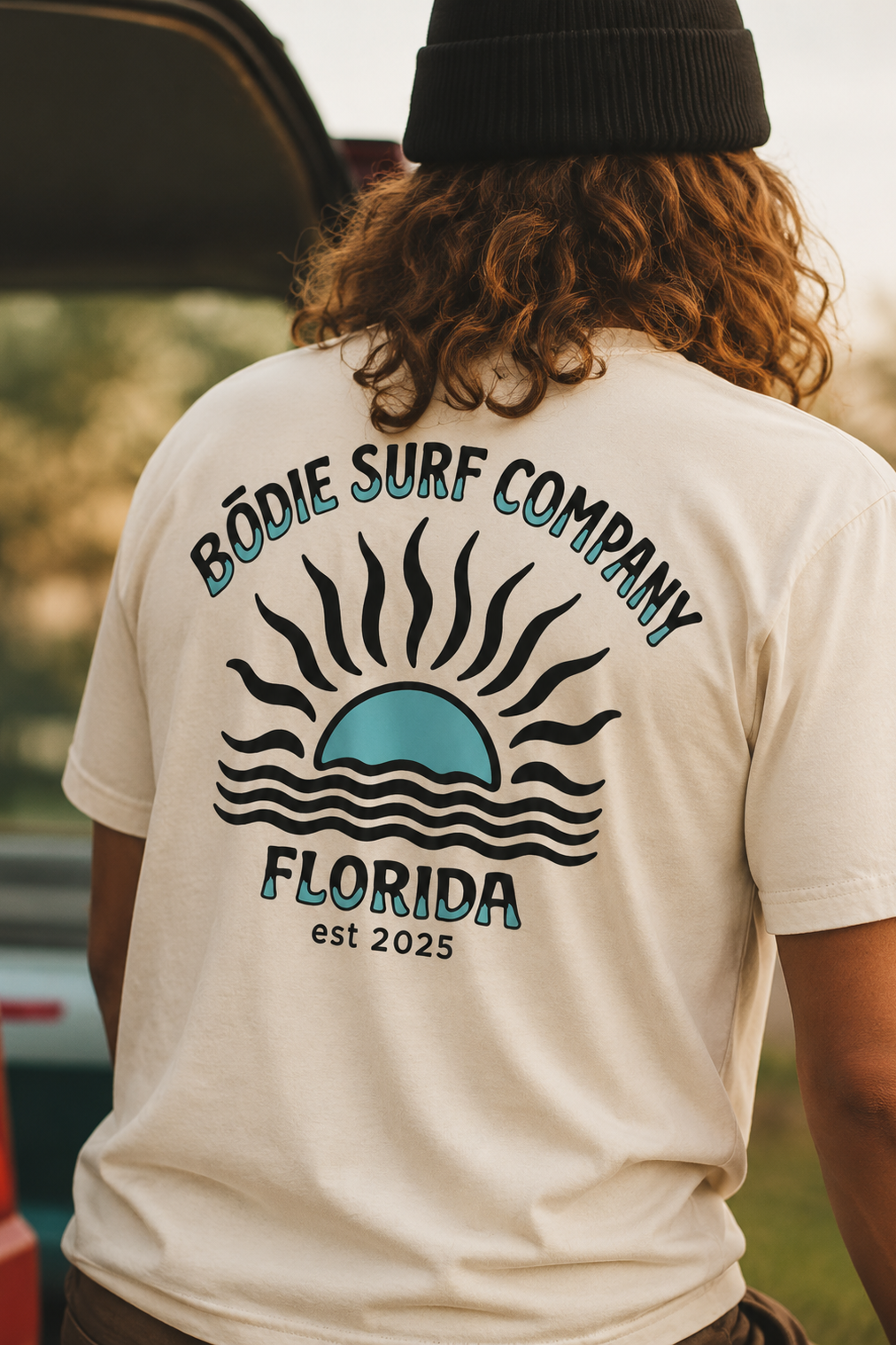 Teal Sun Tee