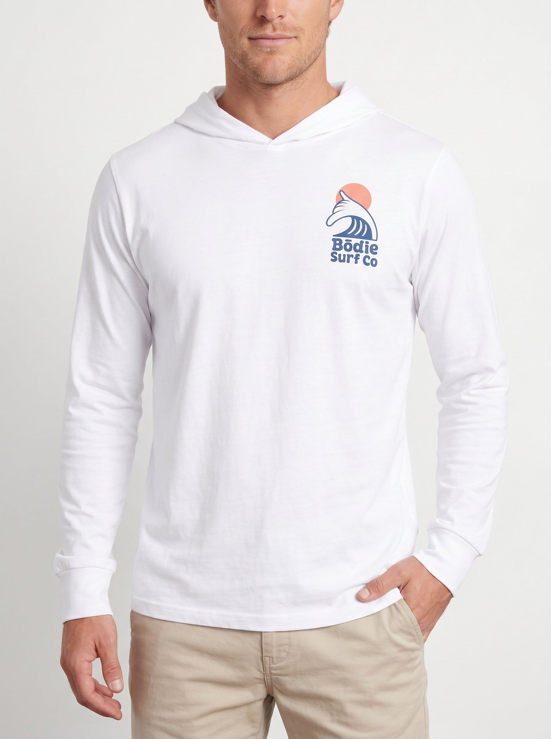 Shaka Hooded Long Sleeve Tee