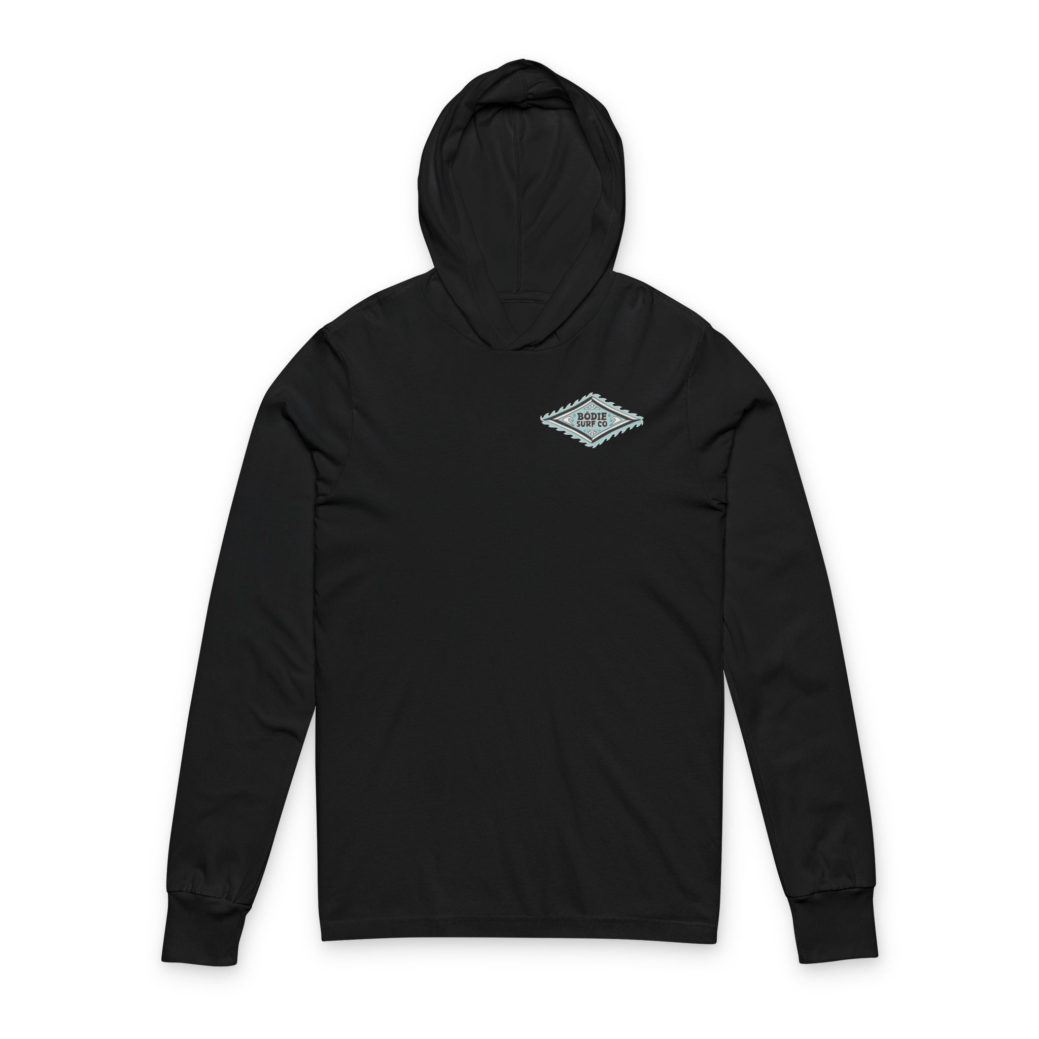 Bōdie badge Hooded Long Sleeve Tee