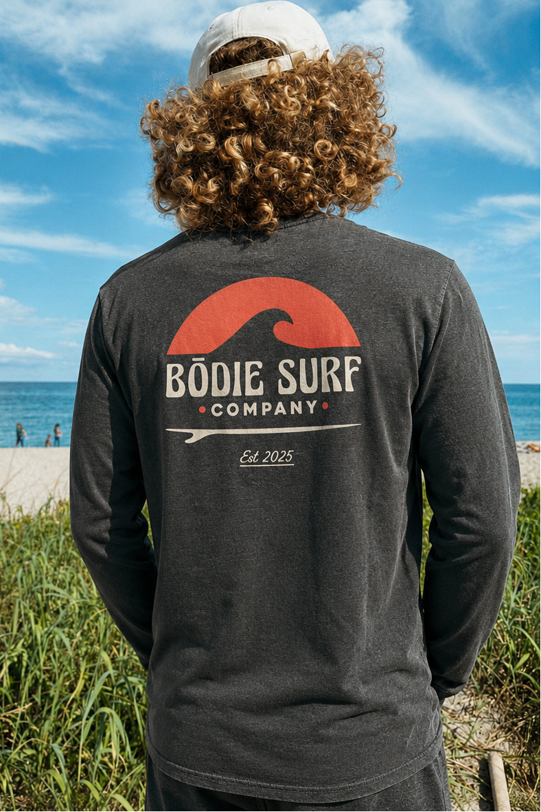 Red Sunset Long Sleeve Tee