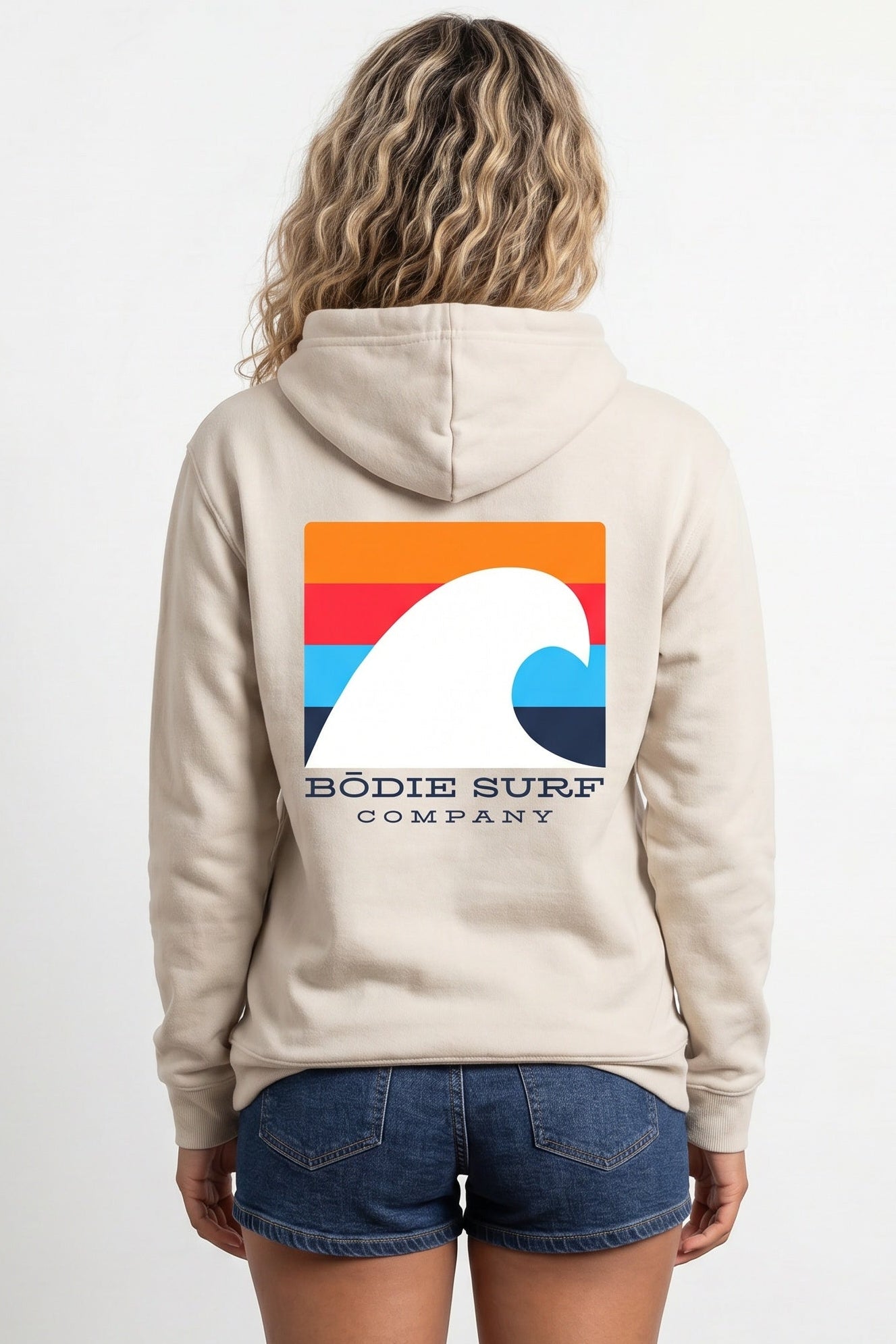 White Wave Hoodie
