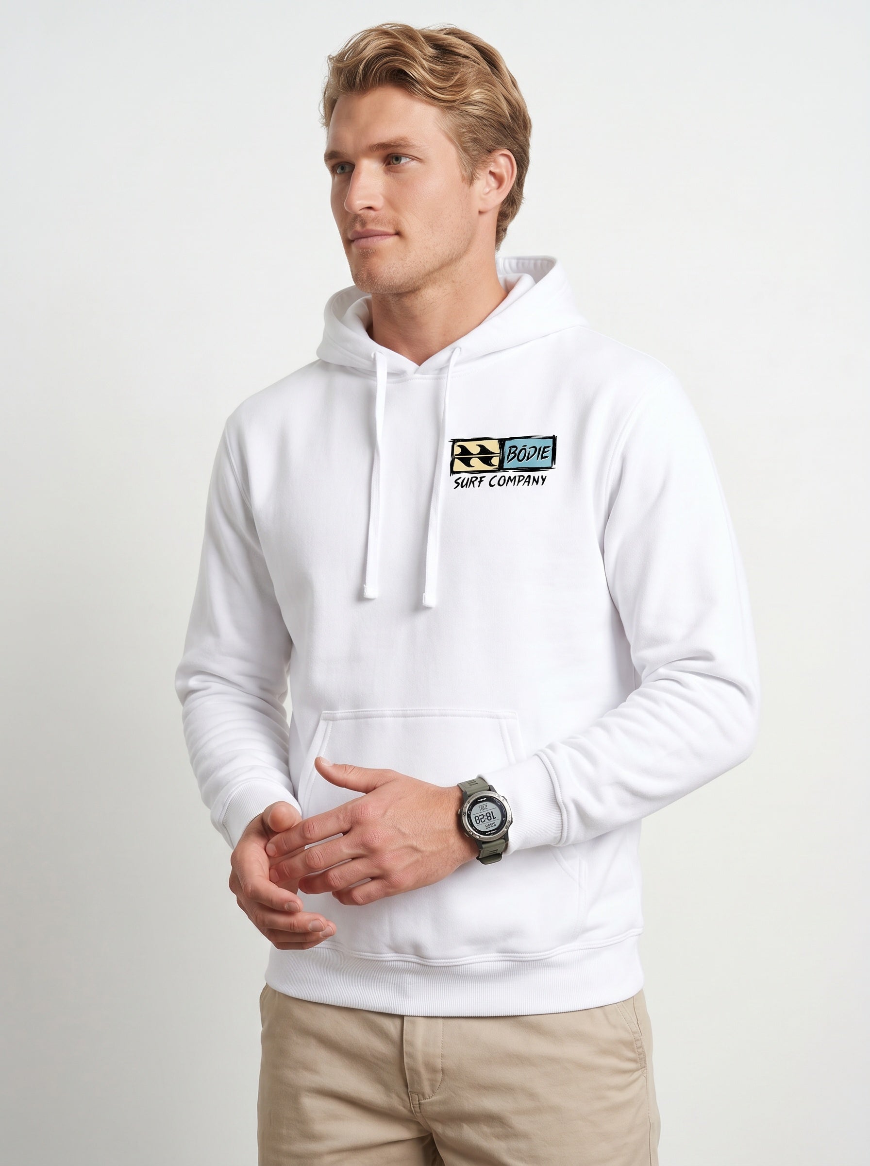 Distressed Logo Hoodie