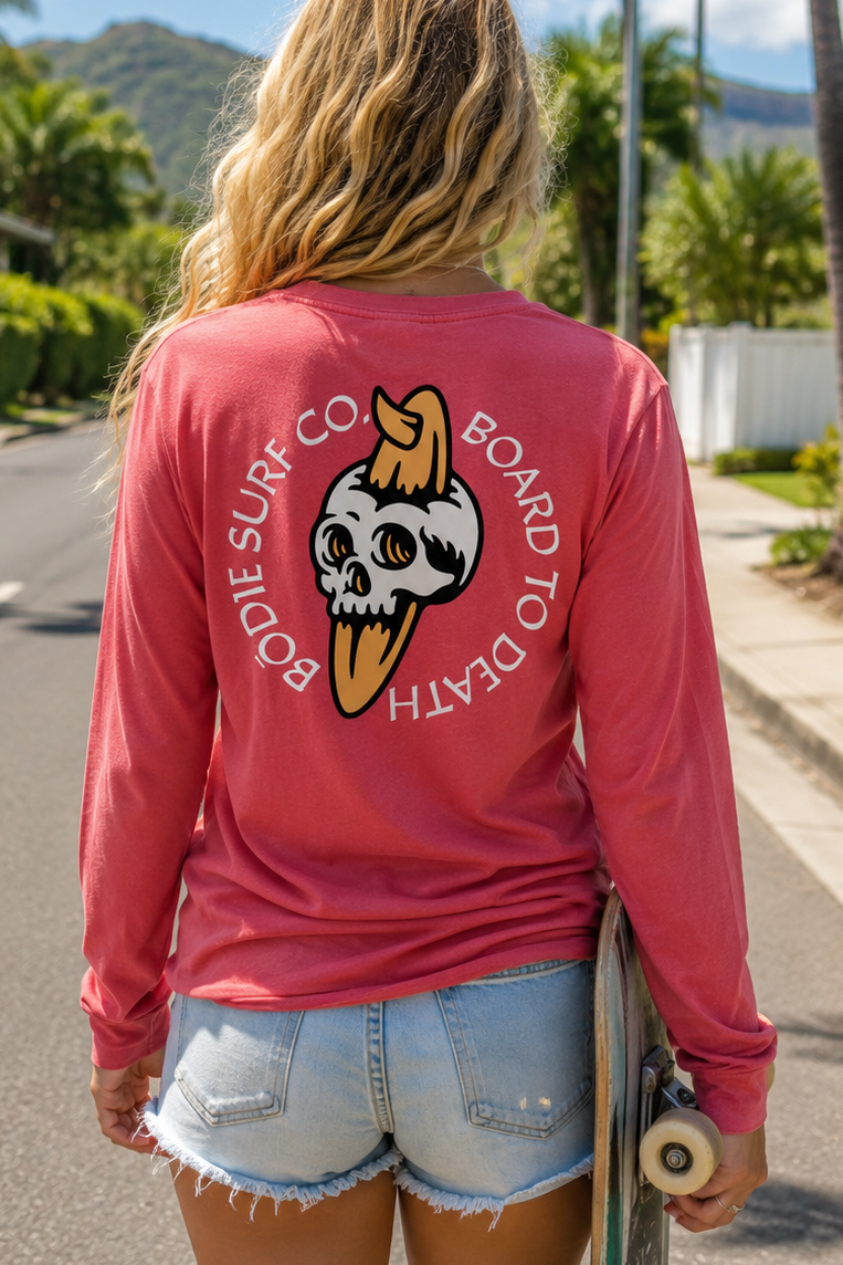Board to Death Long Sleeve Tee