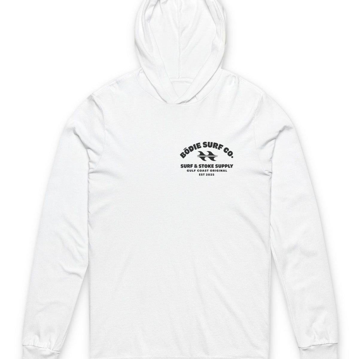 Surf &amp; Stoke Hooded Long Sleeve Tee