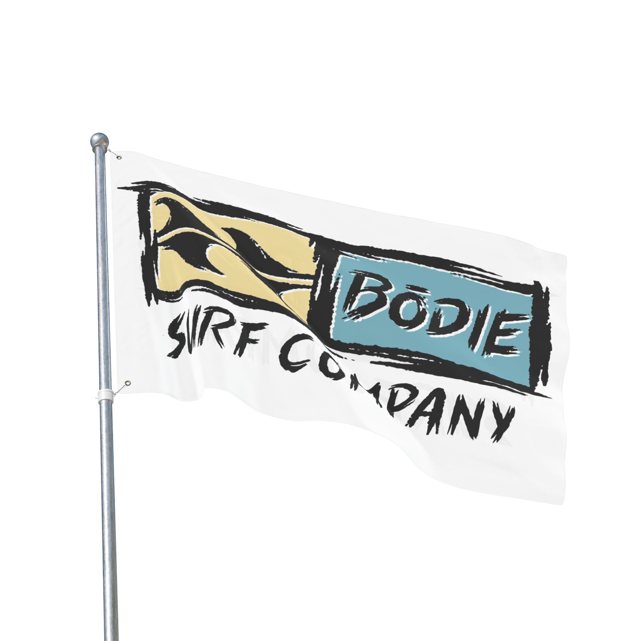 Bodie Surf Company Double-Sided Beach Flag