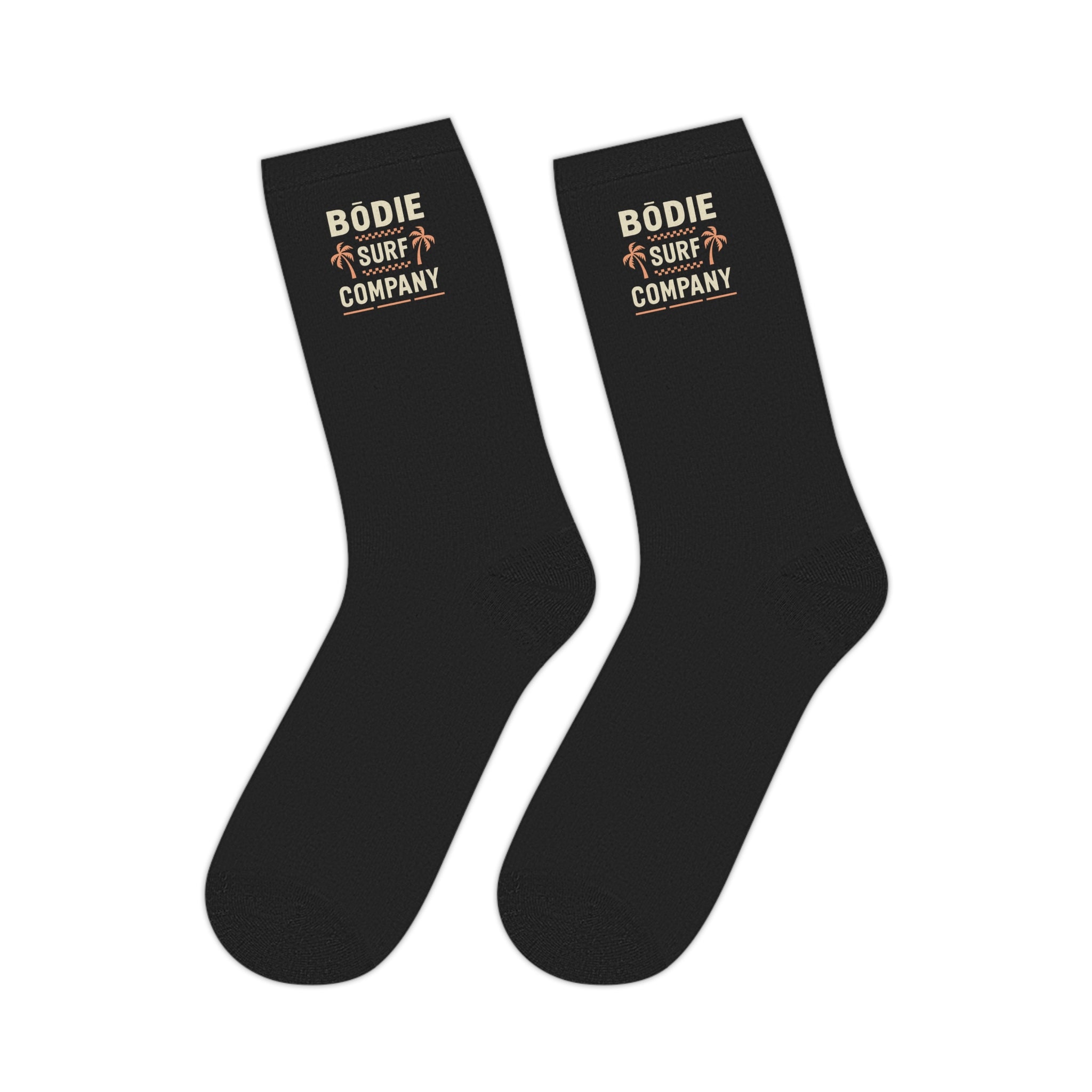 Retro Double Palm Mid-length Socks