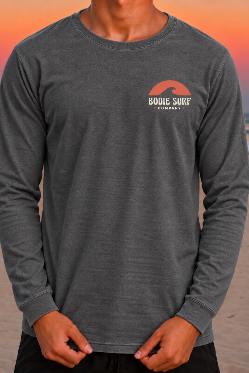 Red Sunset Long Sleeve Tee