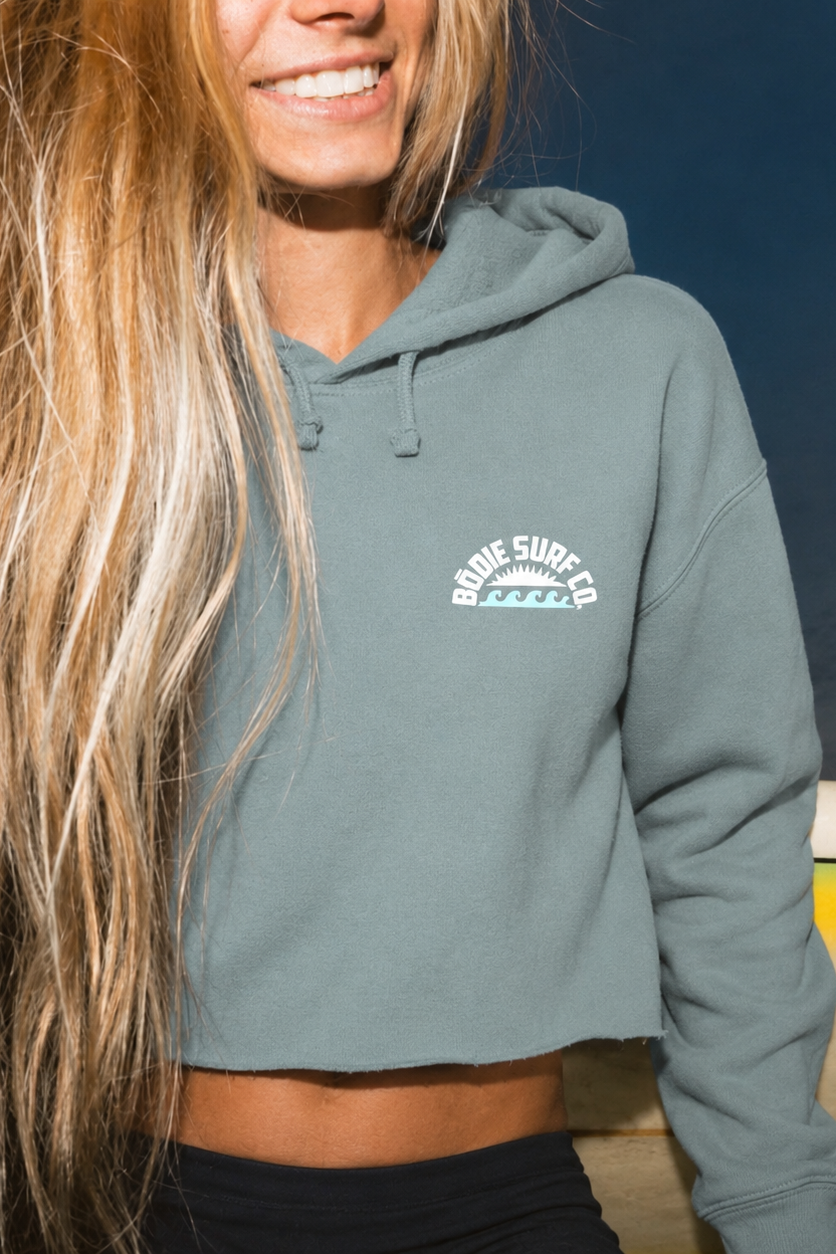 High Vibes Cropped Hoodie