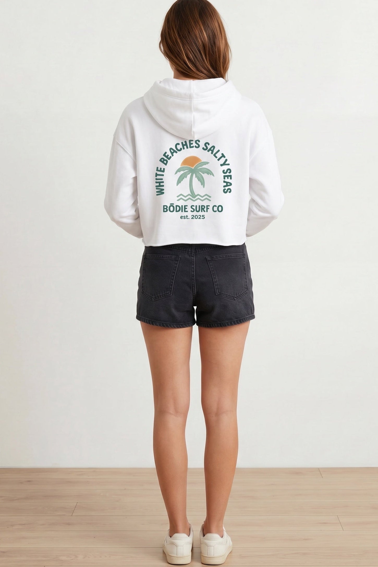 Salty Seas Cropped Hoodie