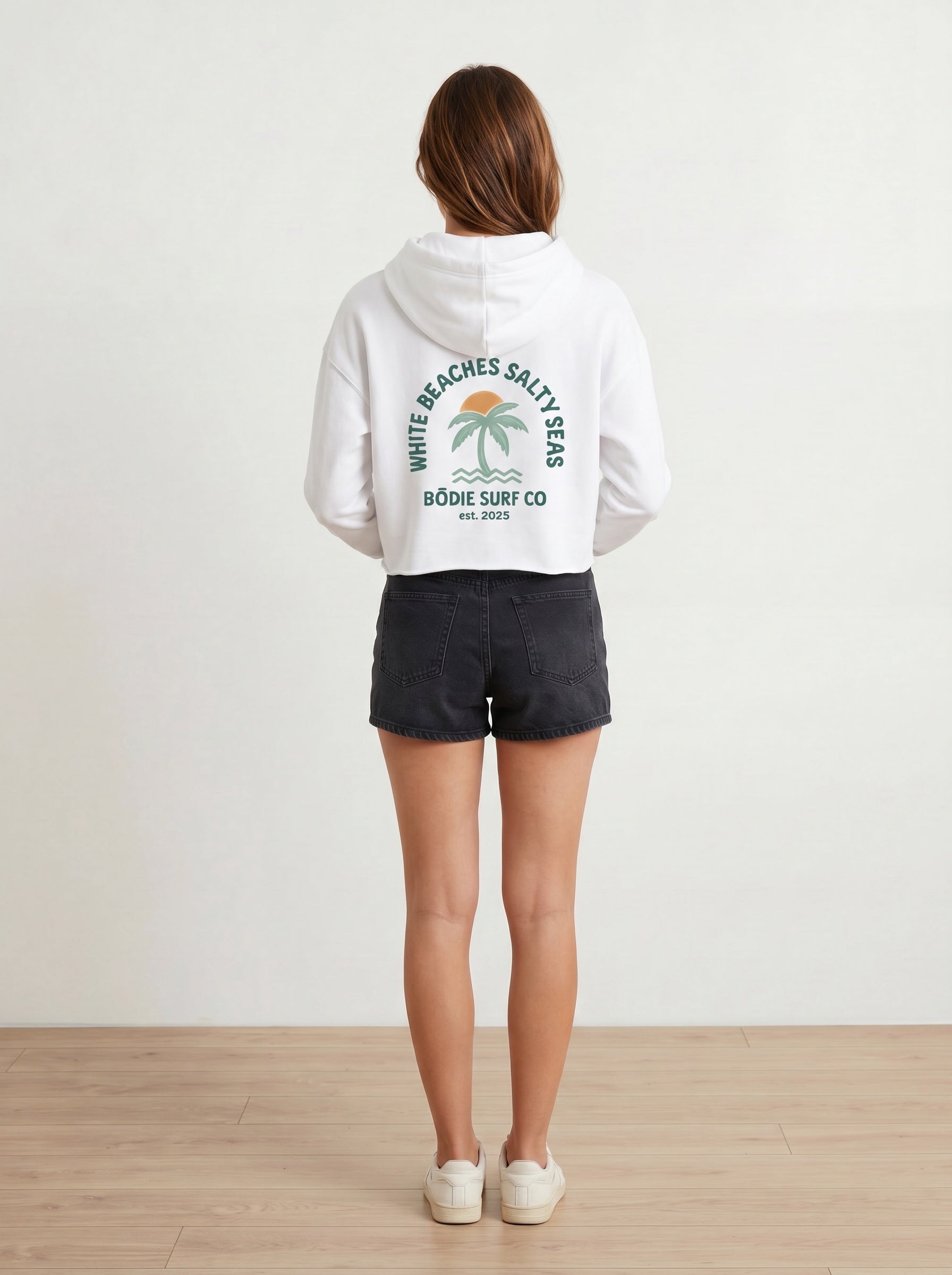 Salty Seas Cropped Hoodie