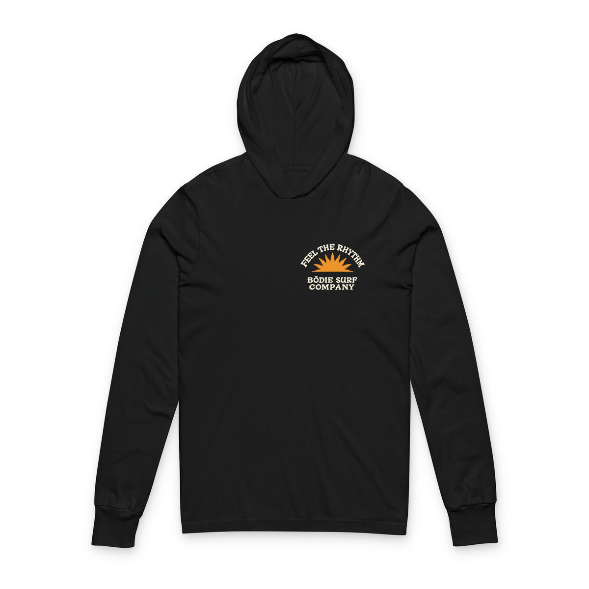 Feel The Rhythm Hooded Long Sleeve Tee
