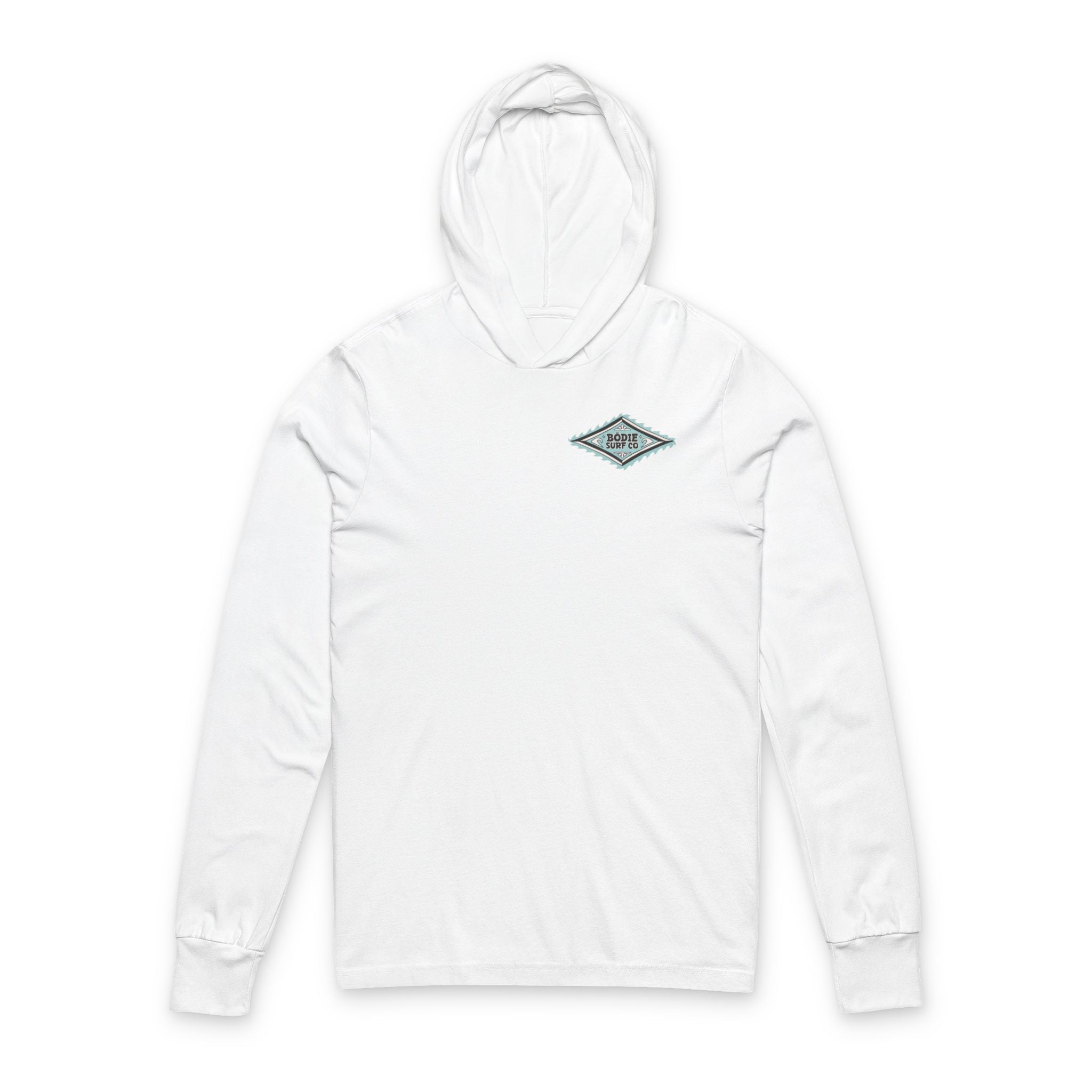 Bōdie badge Hooded Long Sleeve Tee