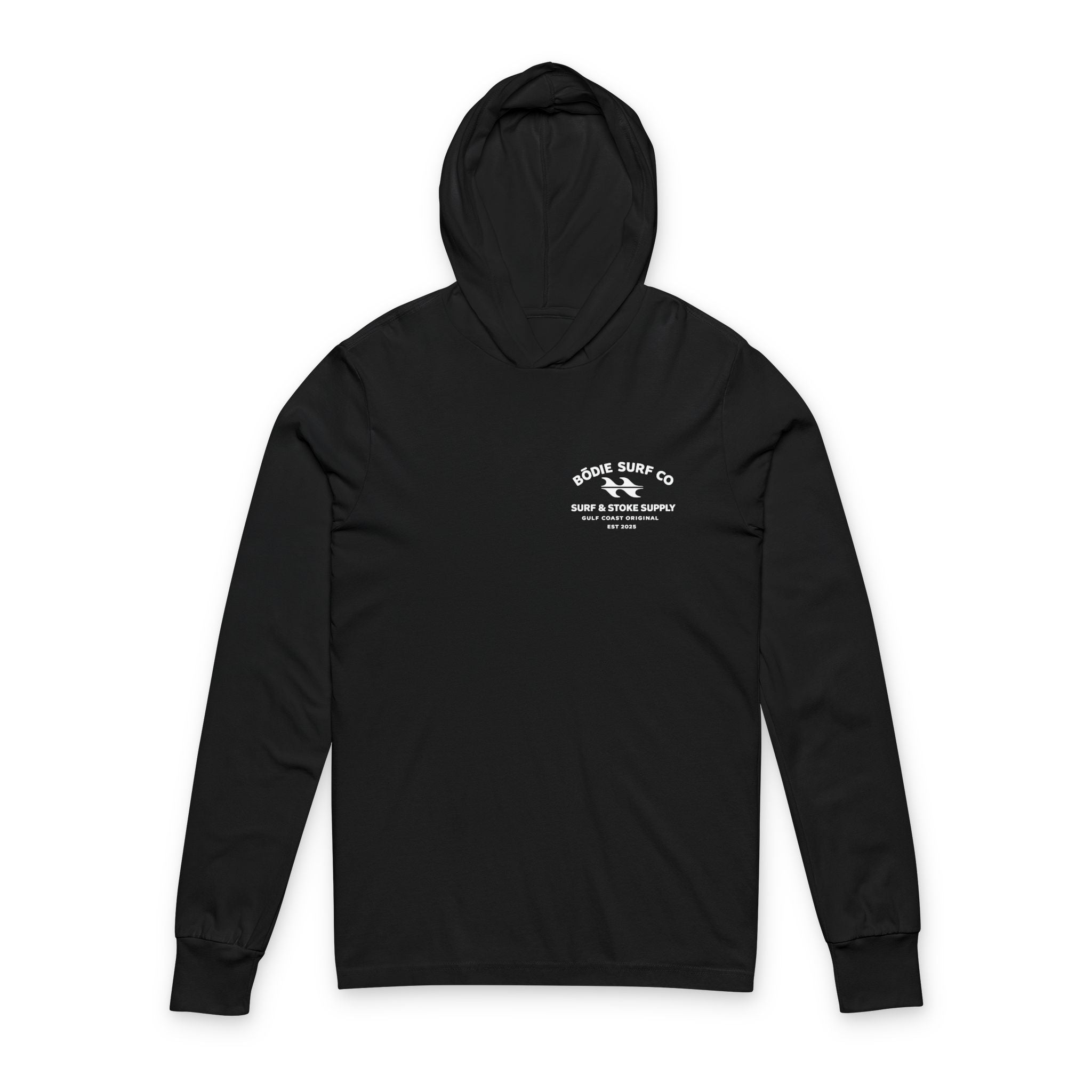 Surf &amp; Stoke Hooded Long Sleeve Tee