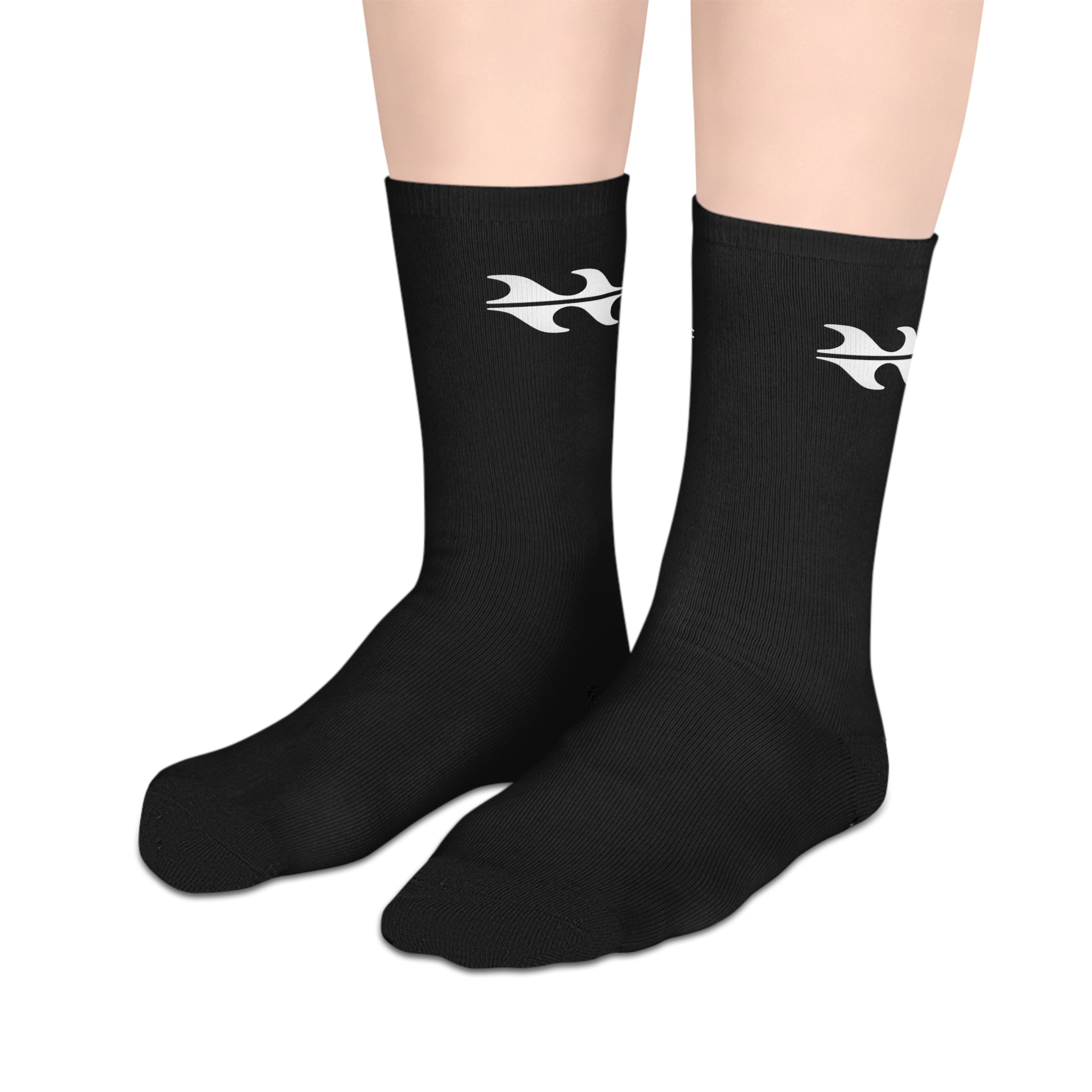 Bōdie Logo Mid Length Crew Socks