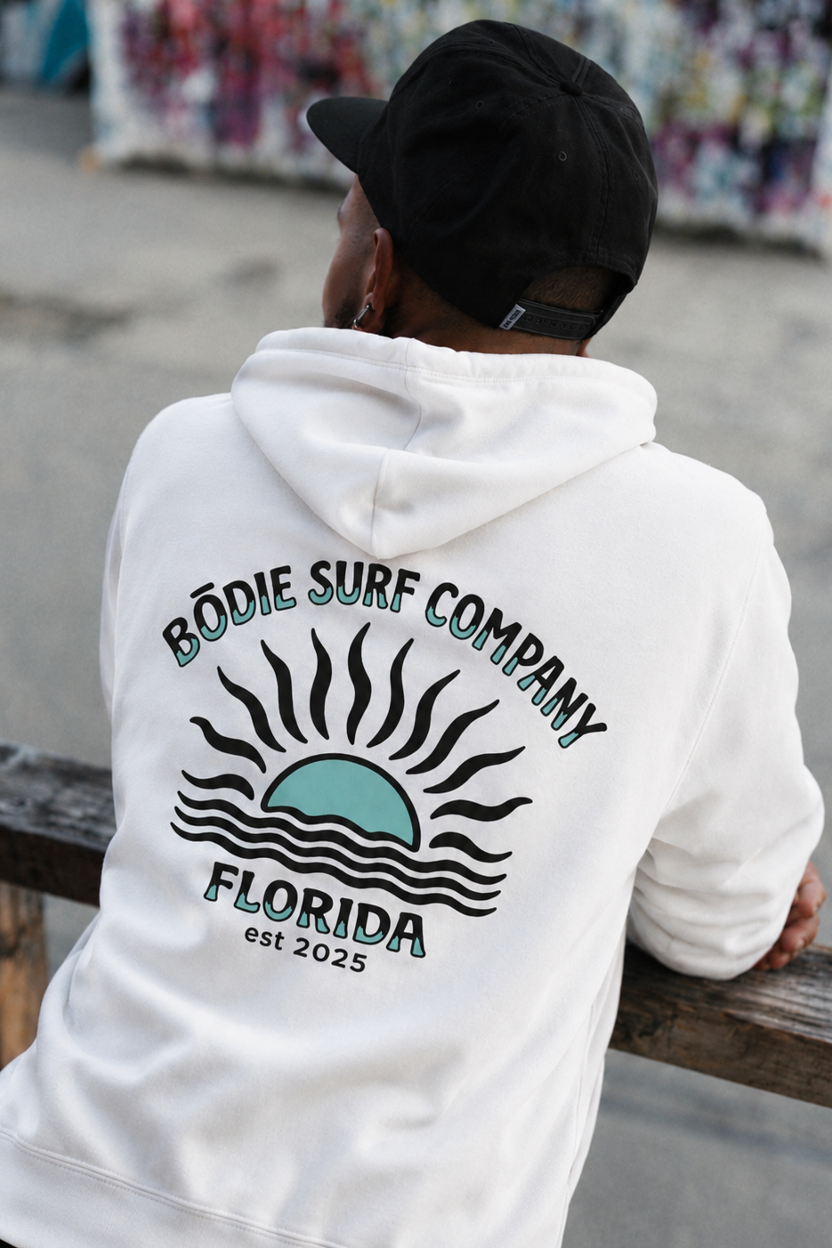 Teal Sun Hoodie