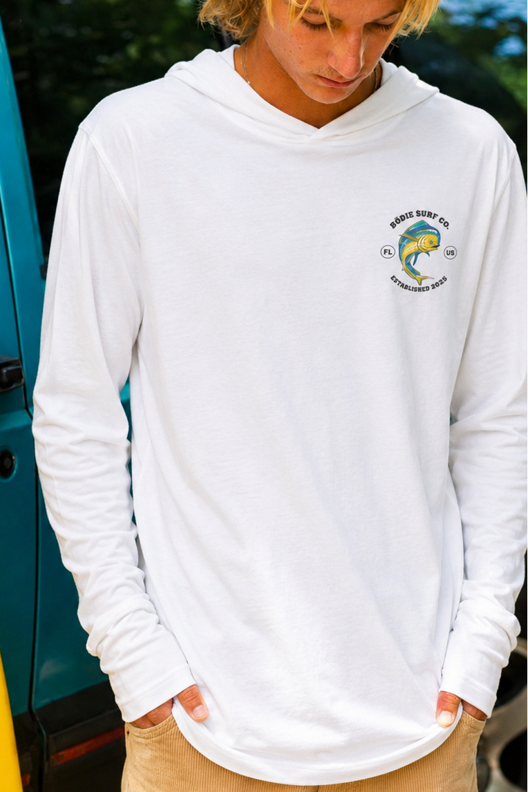 Mahi Mahi Hooded Long Sleeve Tee