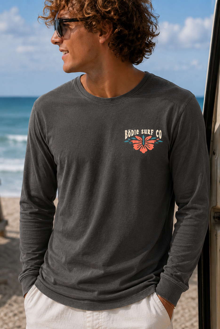 Hibiscus Long Sleeve Tee