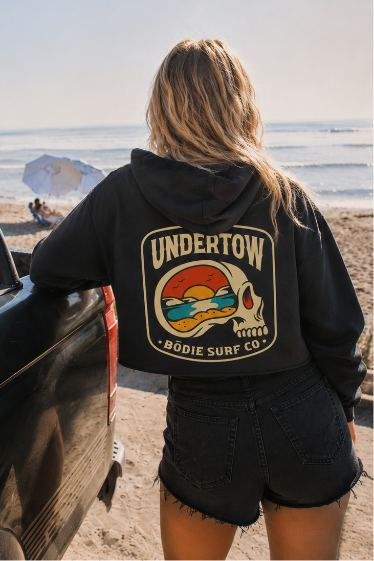 Undertow Cropped Hoodie