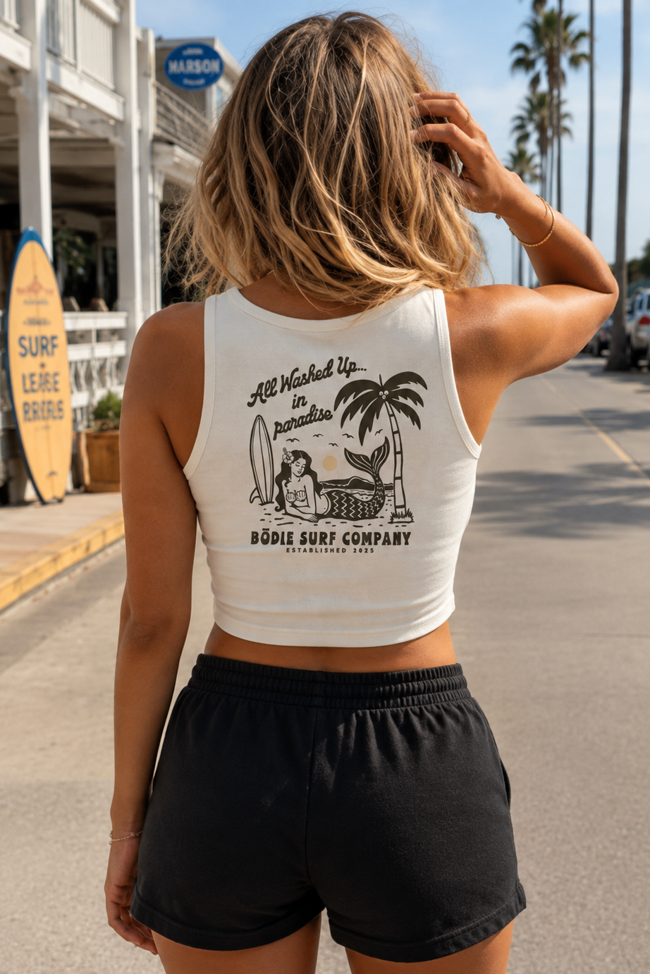 Washed Up Women's Racerback Tank