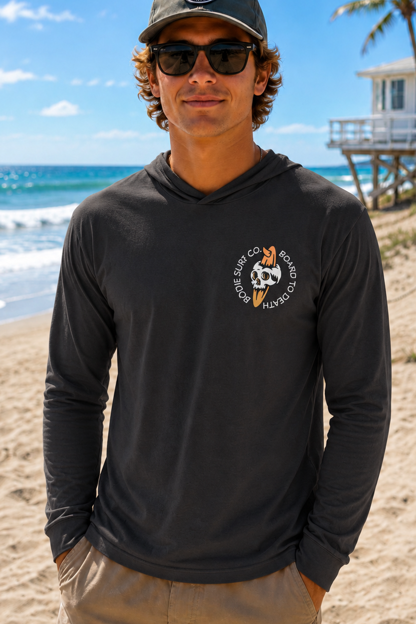 Board To Death Hoodie Long Sleeve Tee