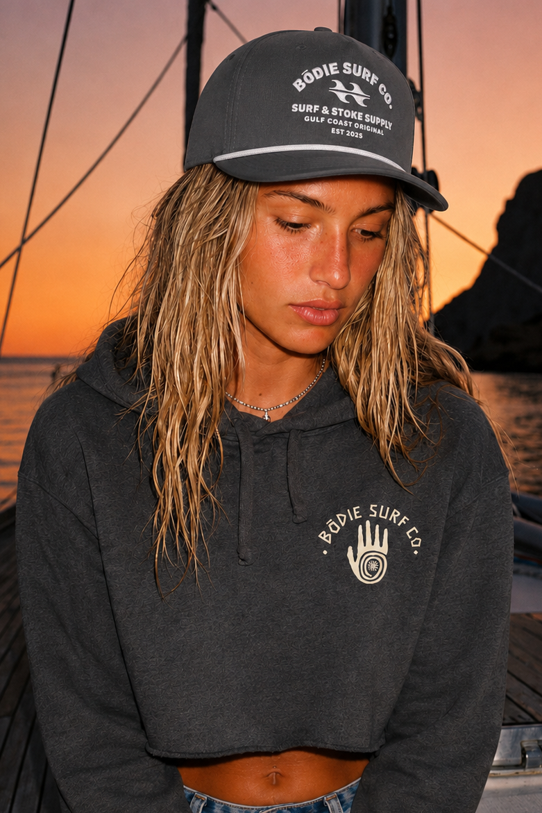 Bōdie Surf & Stoke Embroidered Rope Hat