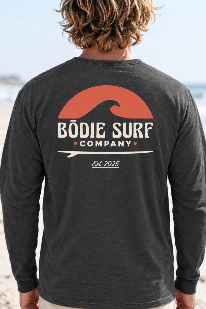 Red Sunset Long Sleeve Tee