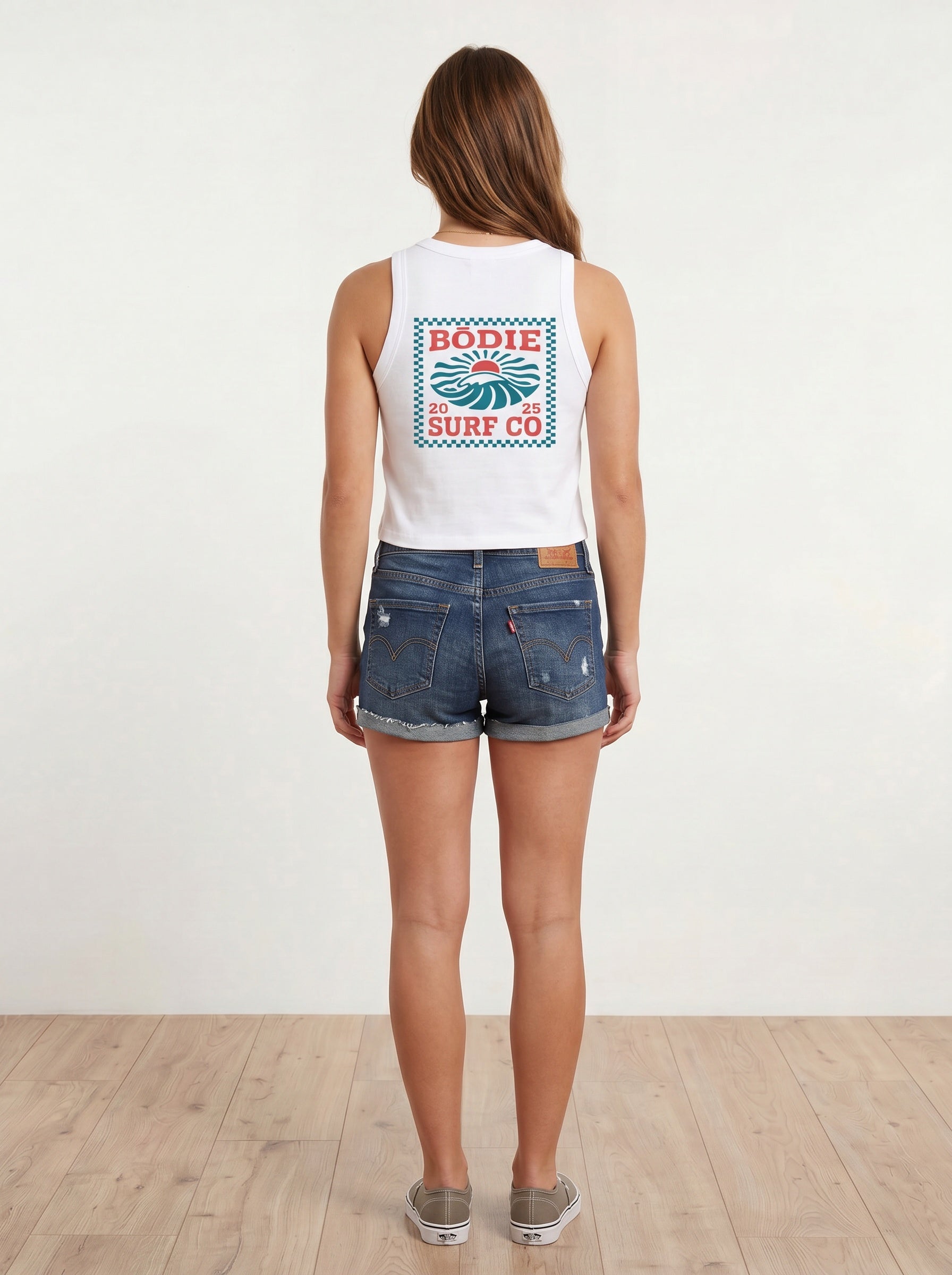 Retro Checkered womens tank